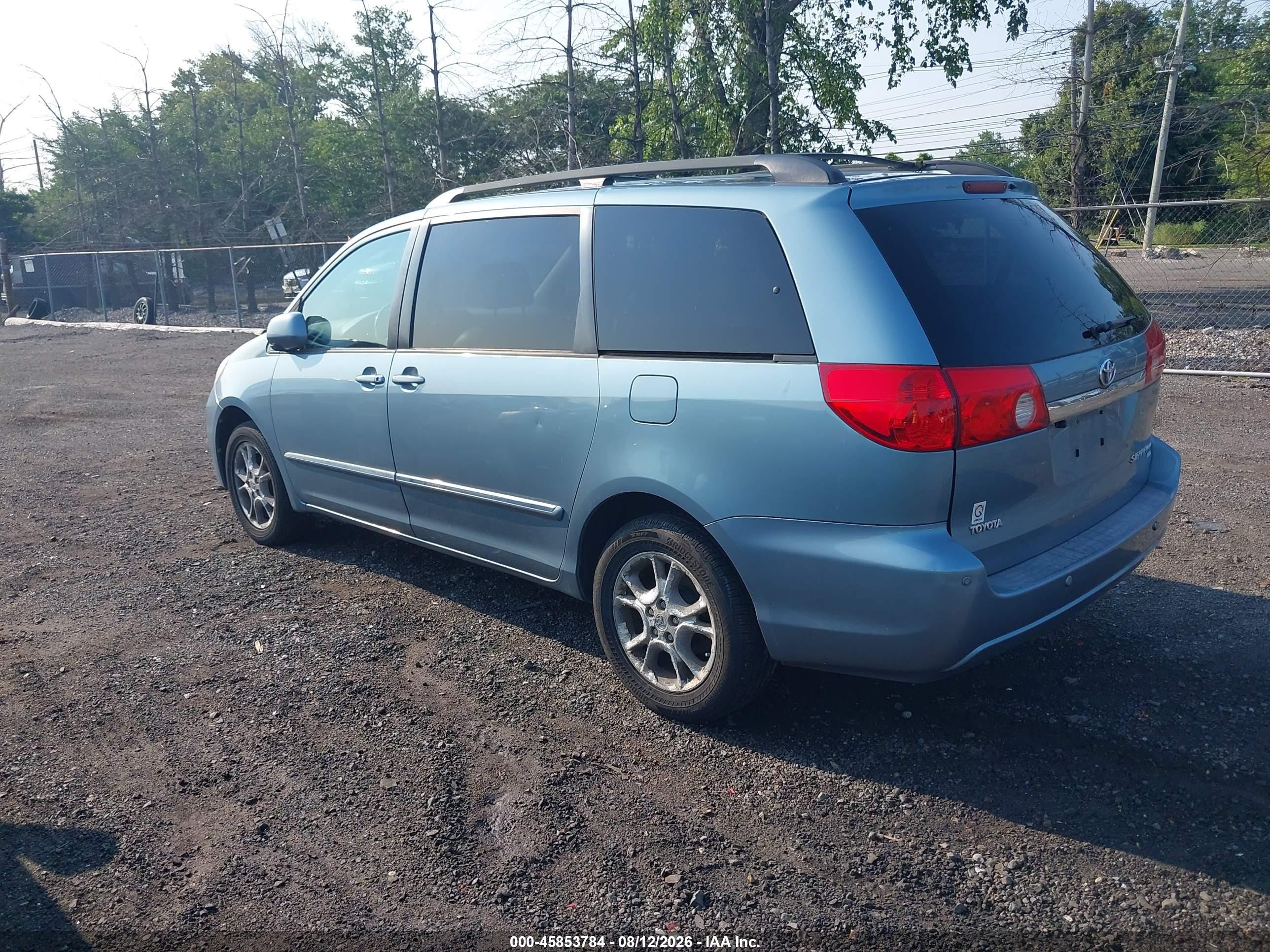 2006 Toyota Sienna Xle Limited Blue vin: 5TDBA22C26S070128