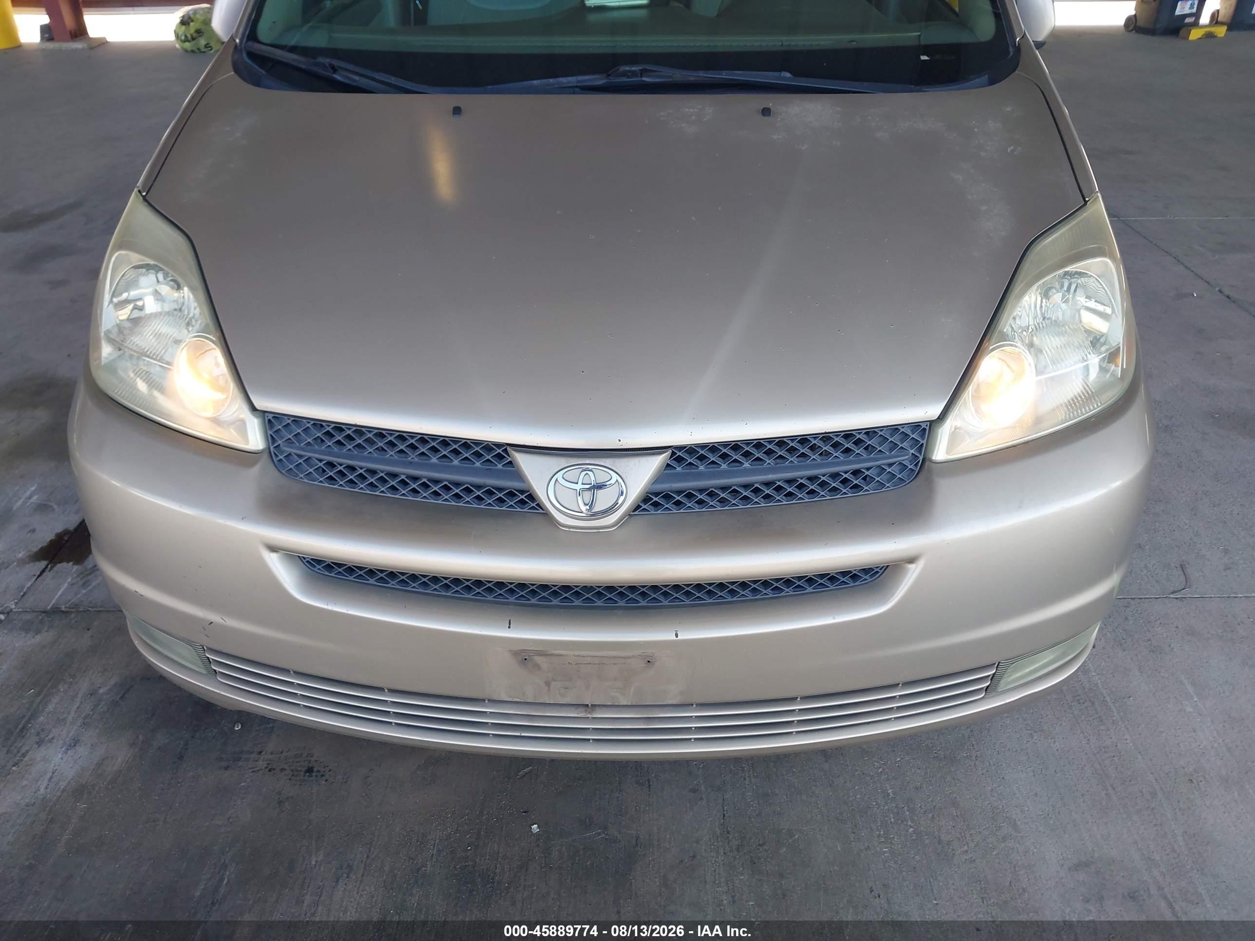 2004 Toyota Sienna Xle Gold vin: 5TDBA22C34S013417