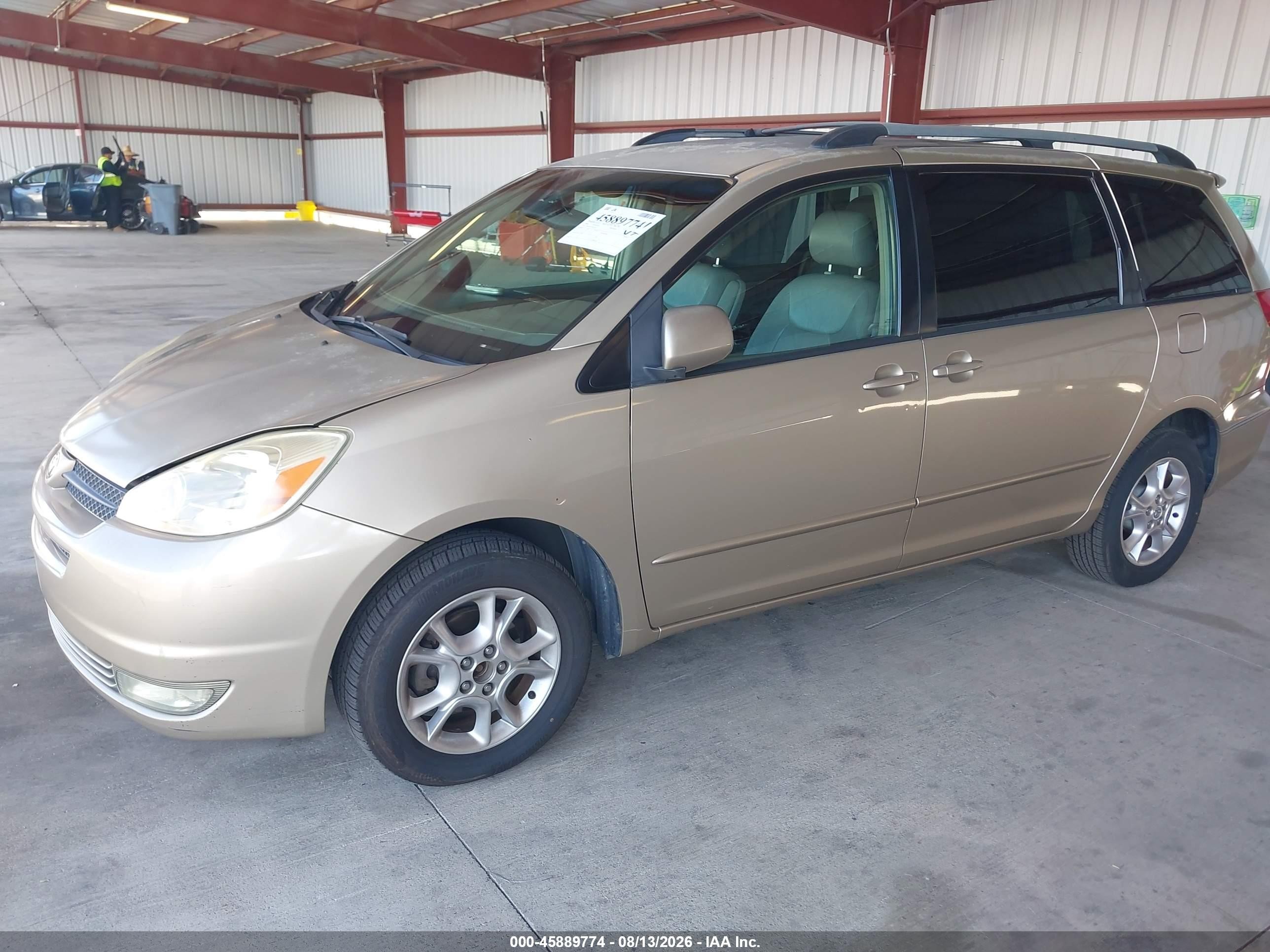 2004 Toyota Sienna Xle Gold vin: 5TDBA22C34S013417