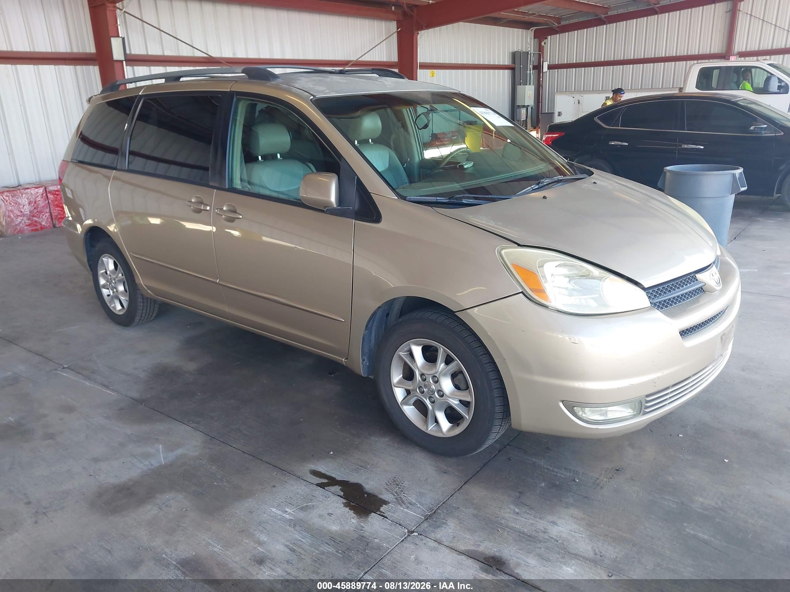 2004 Toyota Sienna Xle Gold vin: 5TDBA22C34S013417