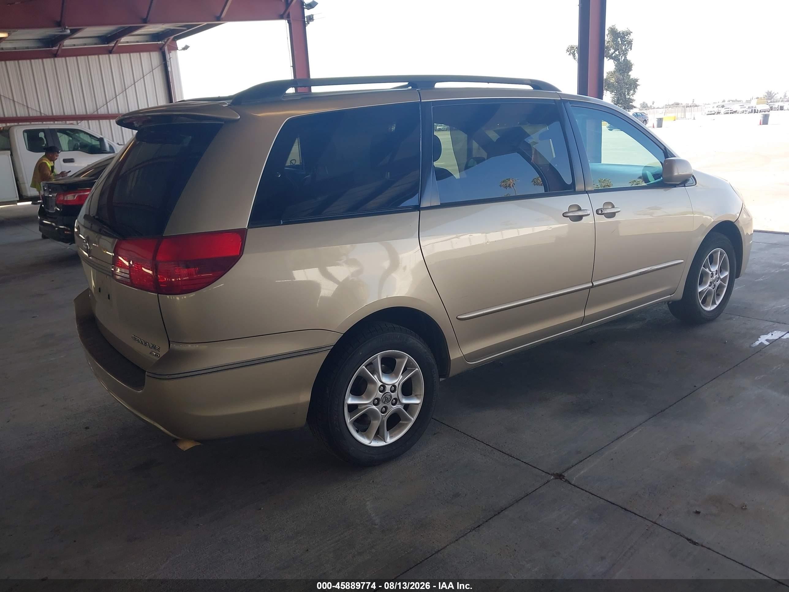 2004 Toyota Sienna Xle Gold vin: 5TDBA22C34S013417
