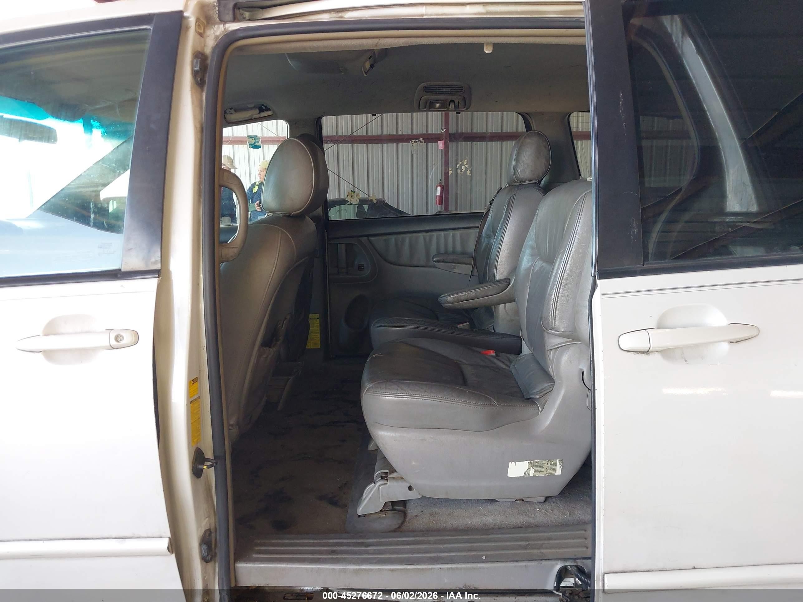 2004 Toyota Sienna Xle White vin: 5TDBA22C34S020299