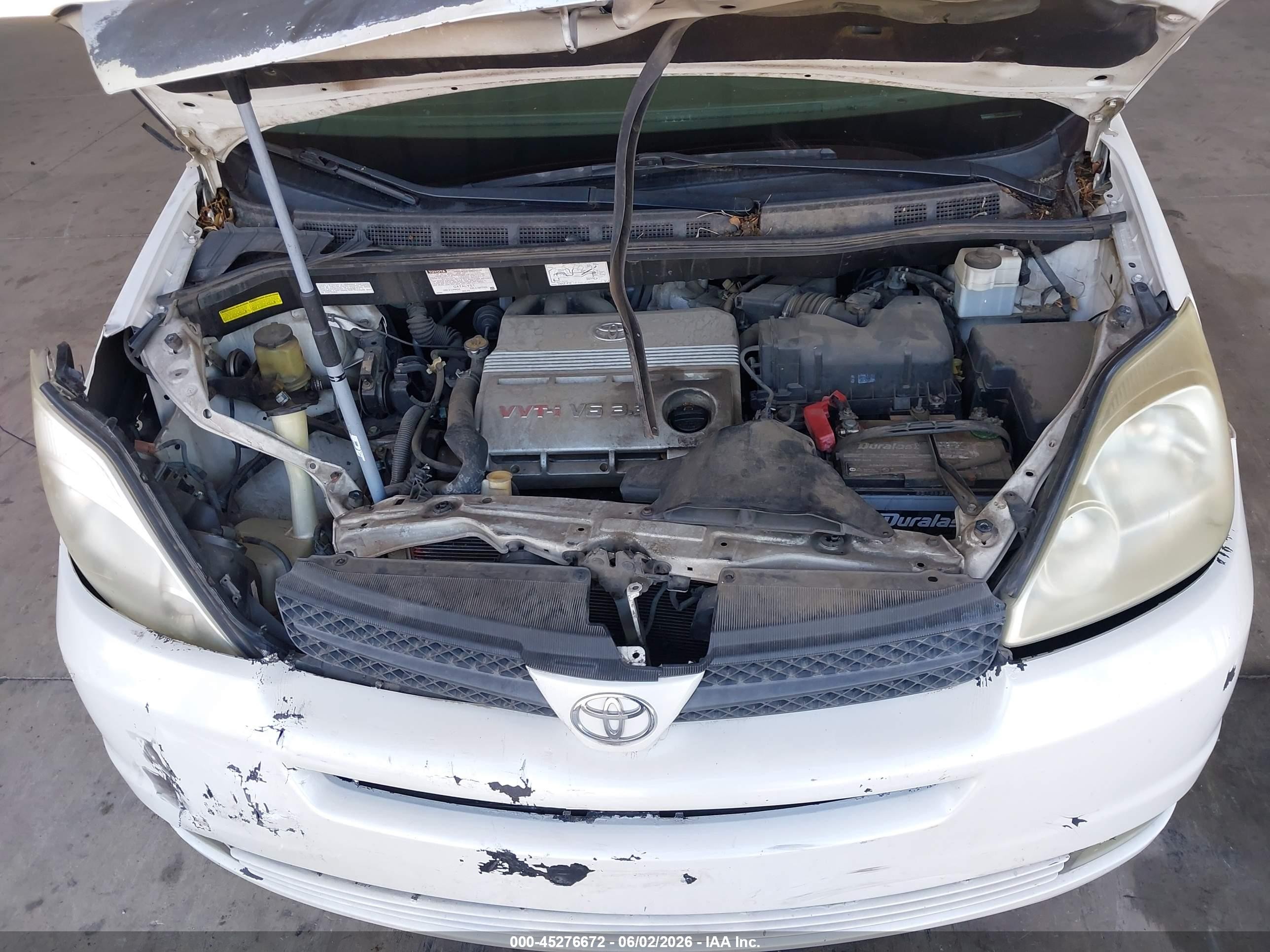 2004 Toyota Sienna Xle White vin: 5TDBA22C34S020299