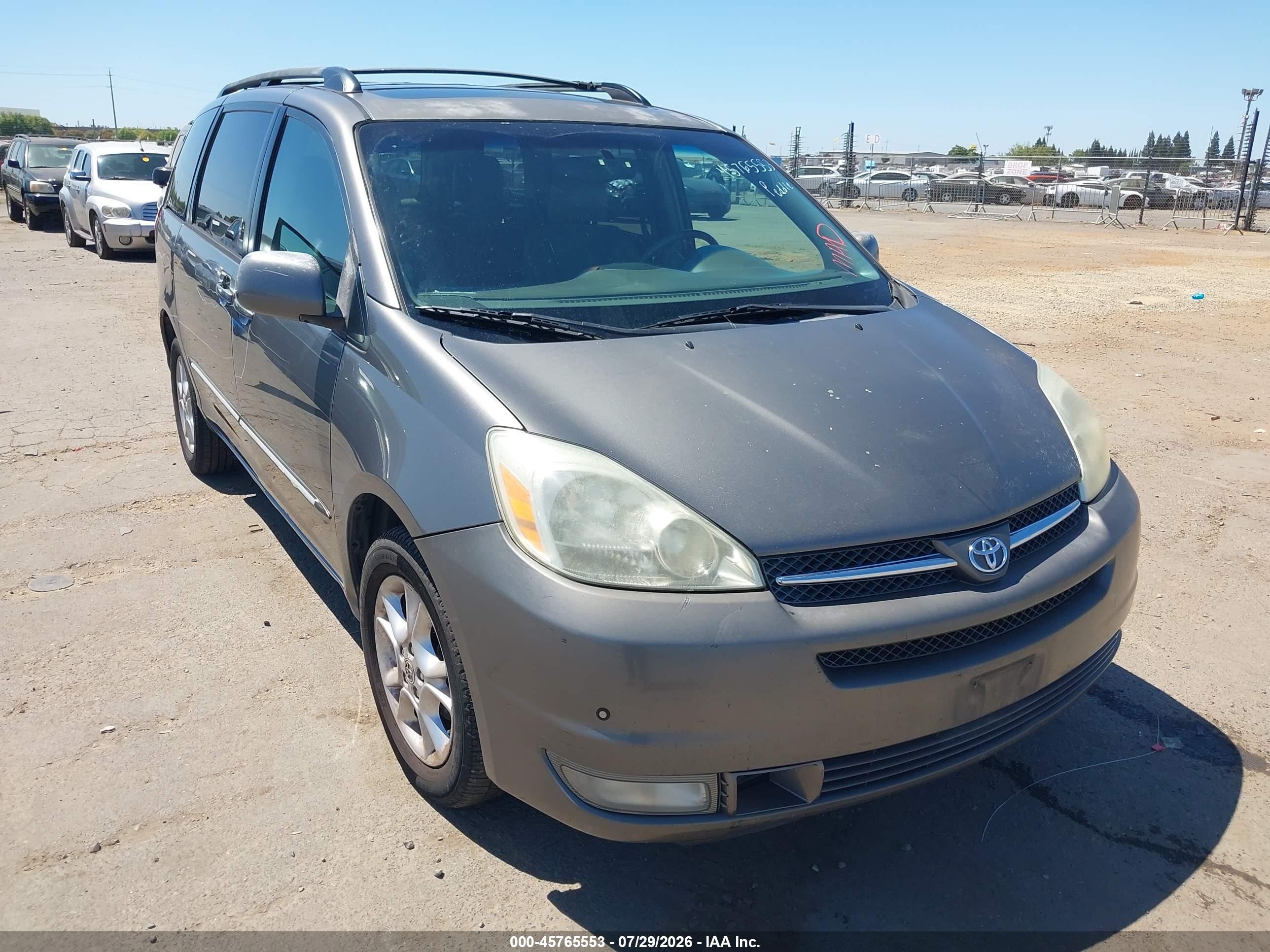 2005 Toyota Sienna Xle Limited Gray vin: 5TDBA22C35S050372