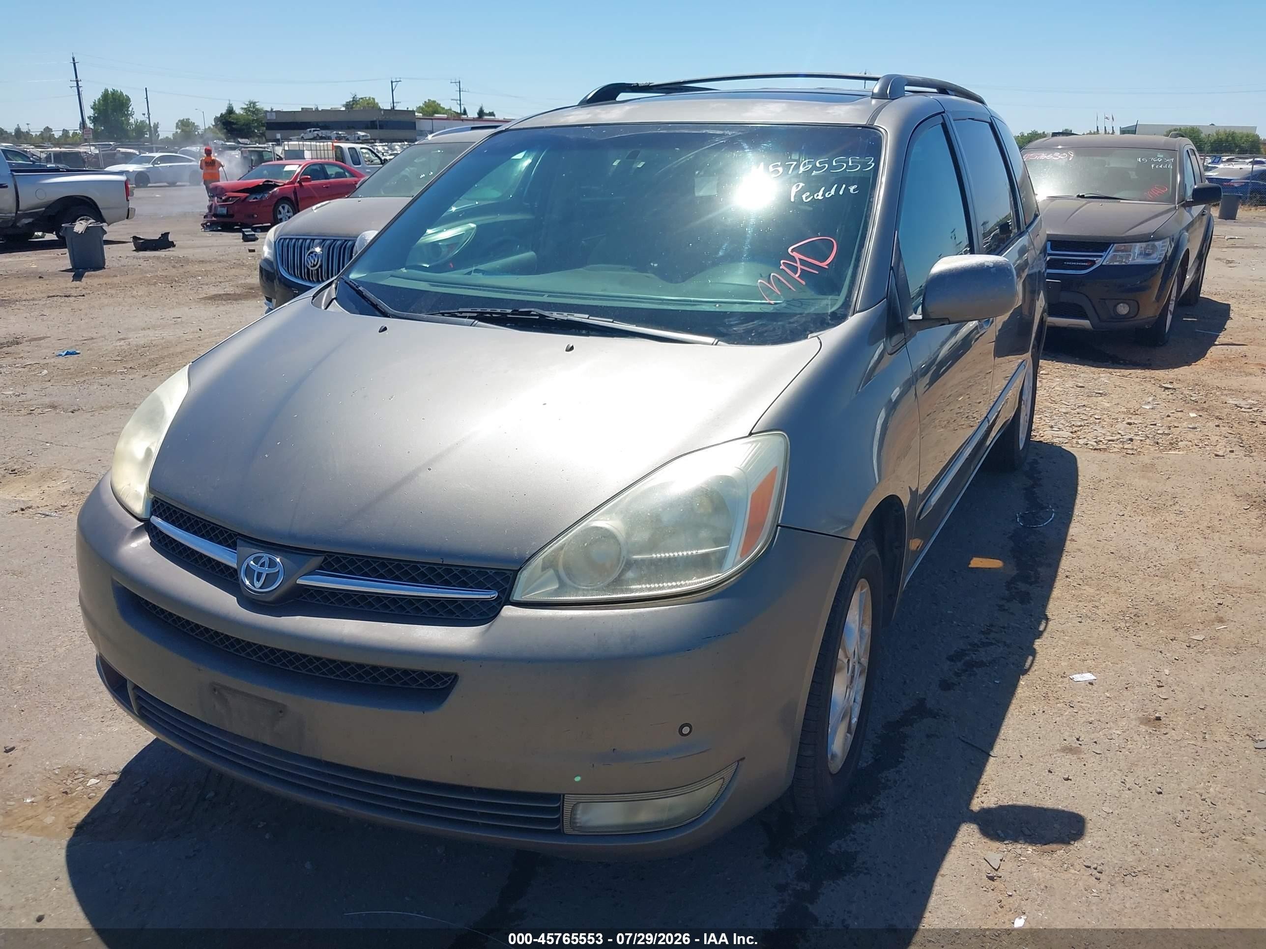 2005 Toyota Sienna Xle Limited Gray vin: 5TDBA22C35S050372