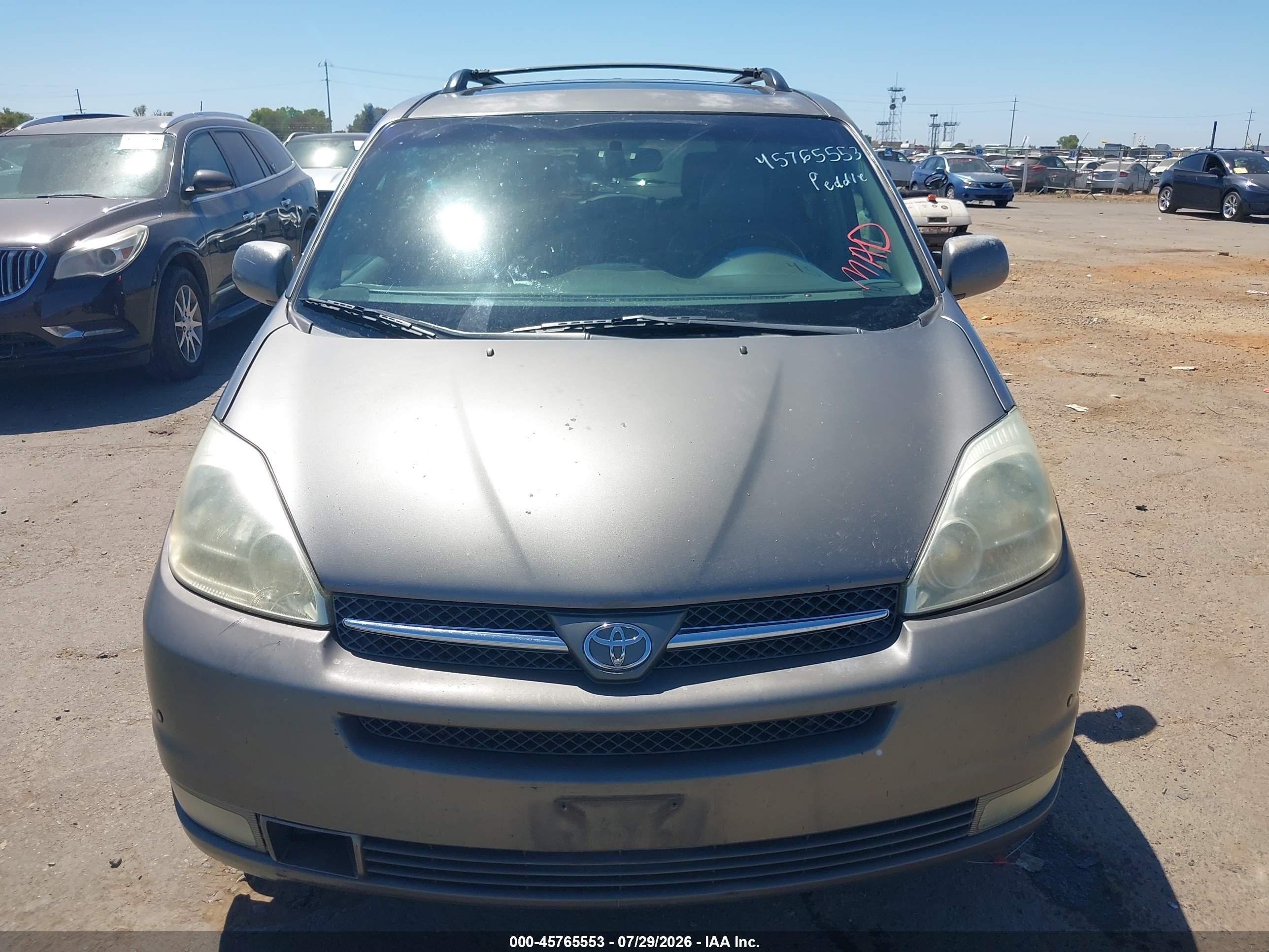 2005 Toyota Sienna Xle Limited Gray vin: 5TDBA22C35S050372