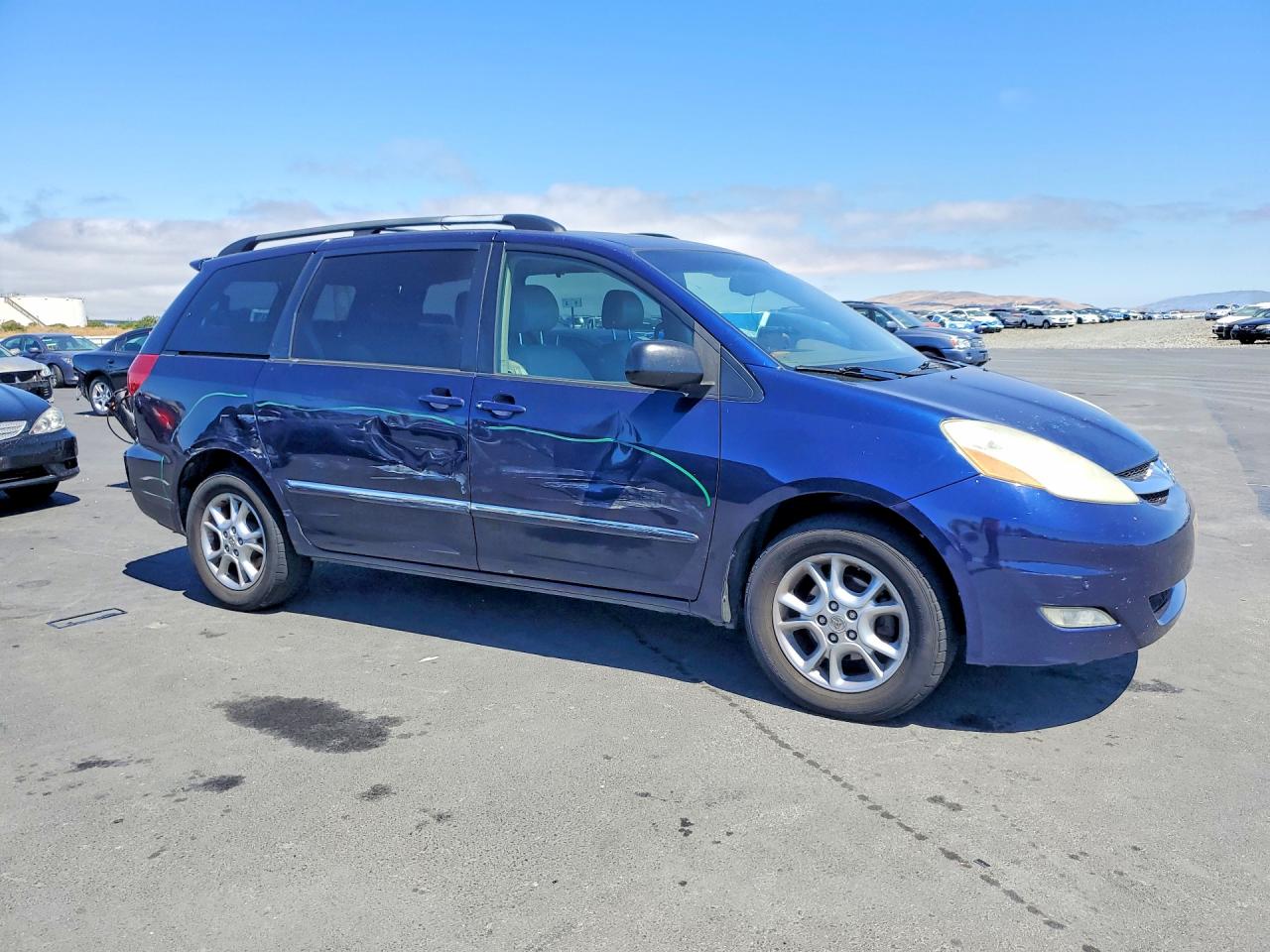 2006 Toyota Sienna Xle Limited 7 Passenger Blue vin: 5TDBA22C36S060711