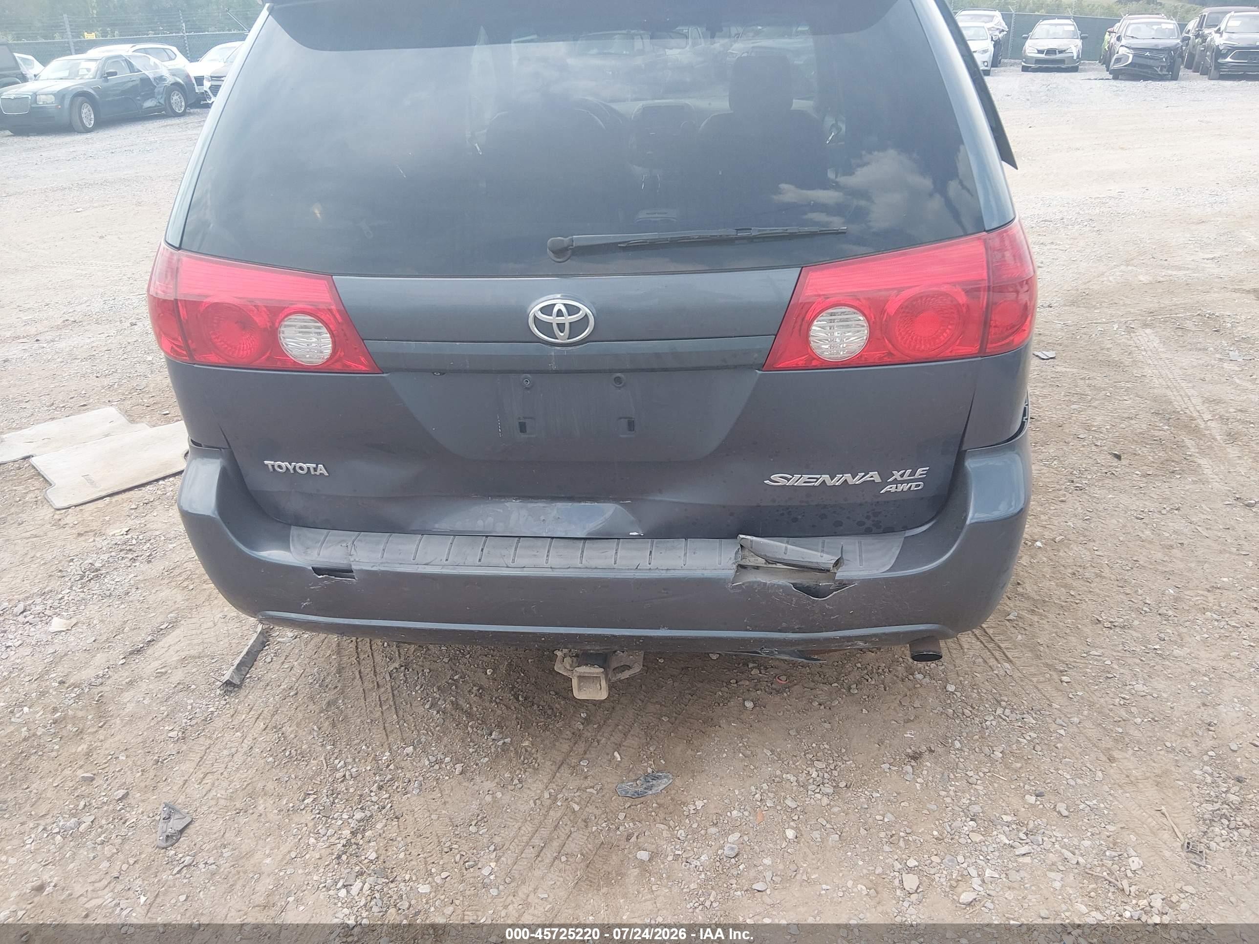2006 Toyota Sienna Xle Red vin: 5TDBA22C36S066900