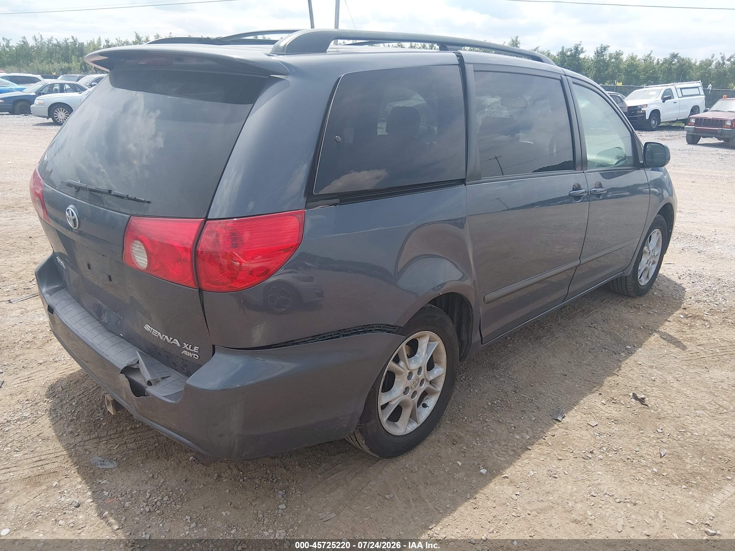 2006 Toyota Sienna Xle Red vin: 5TDBA22C36S066900
