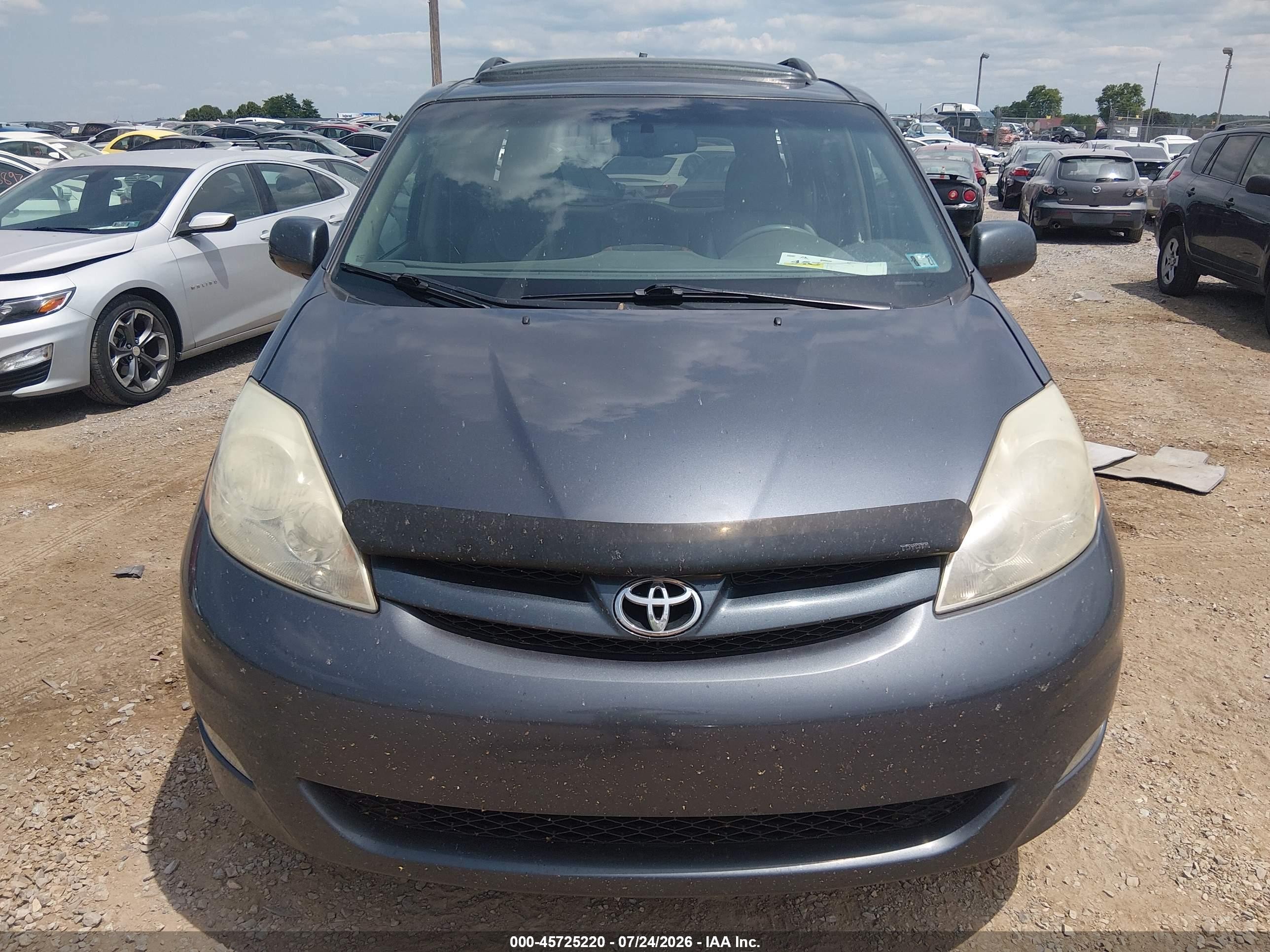 2006 Toyota Sienna Xle Red vin: 5TDBA22C36S066900