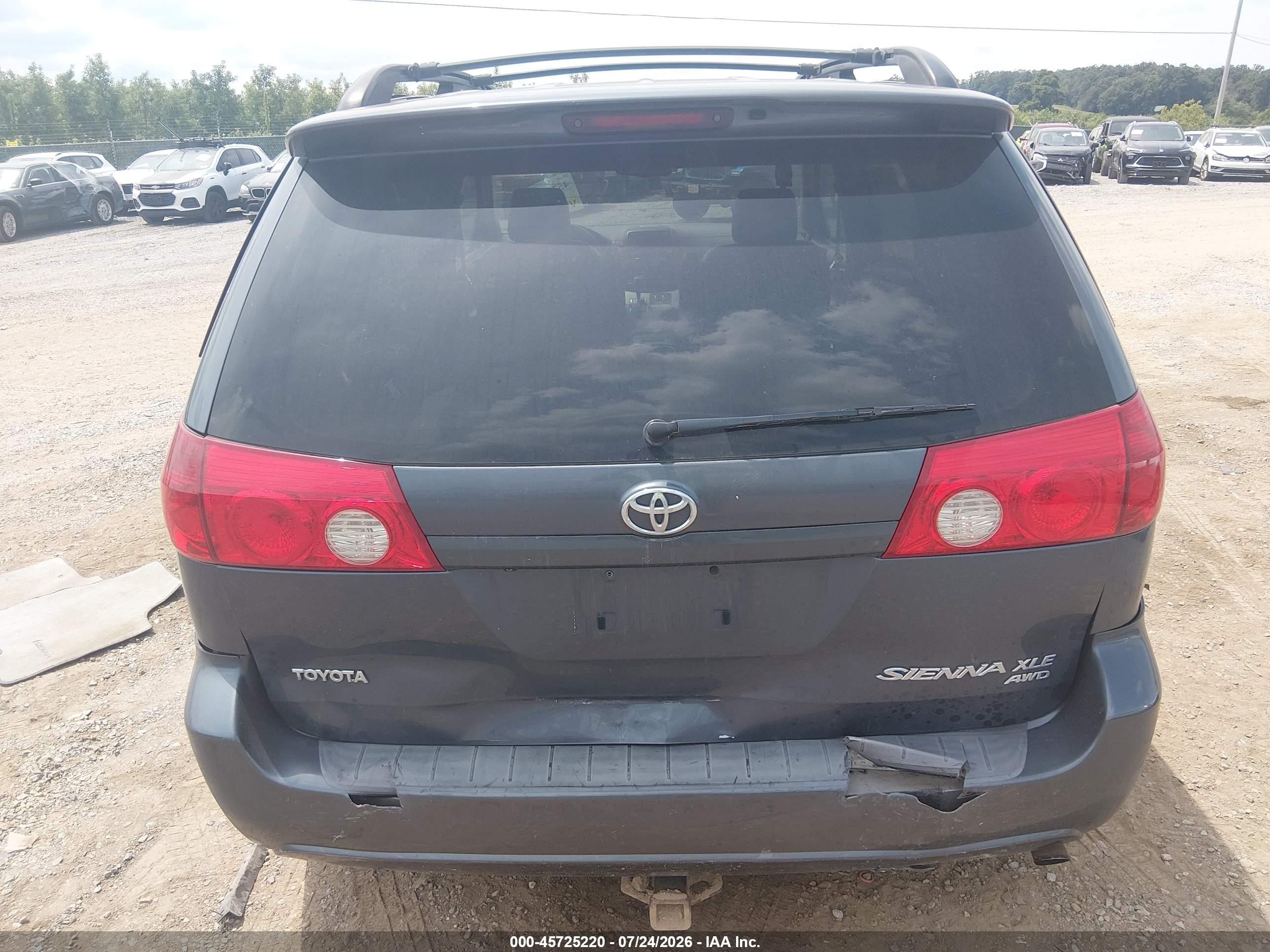 2006 Toyota Sienna Xle Red vin: 5TDBA22C36S066900