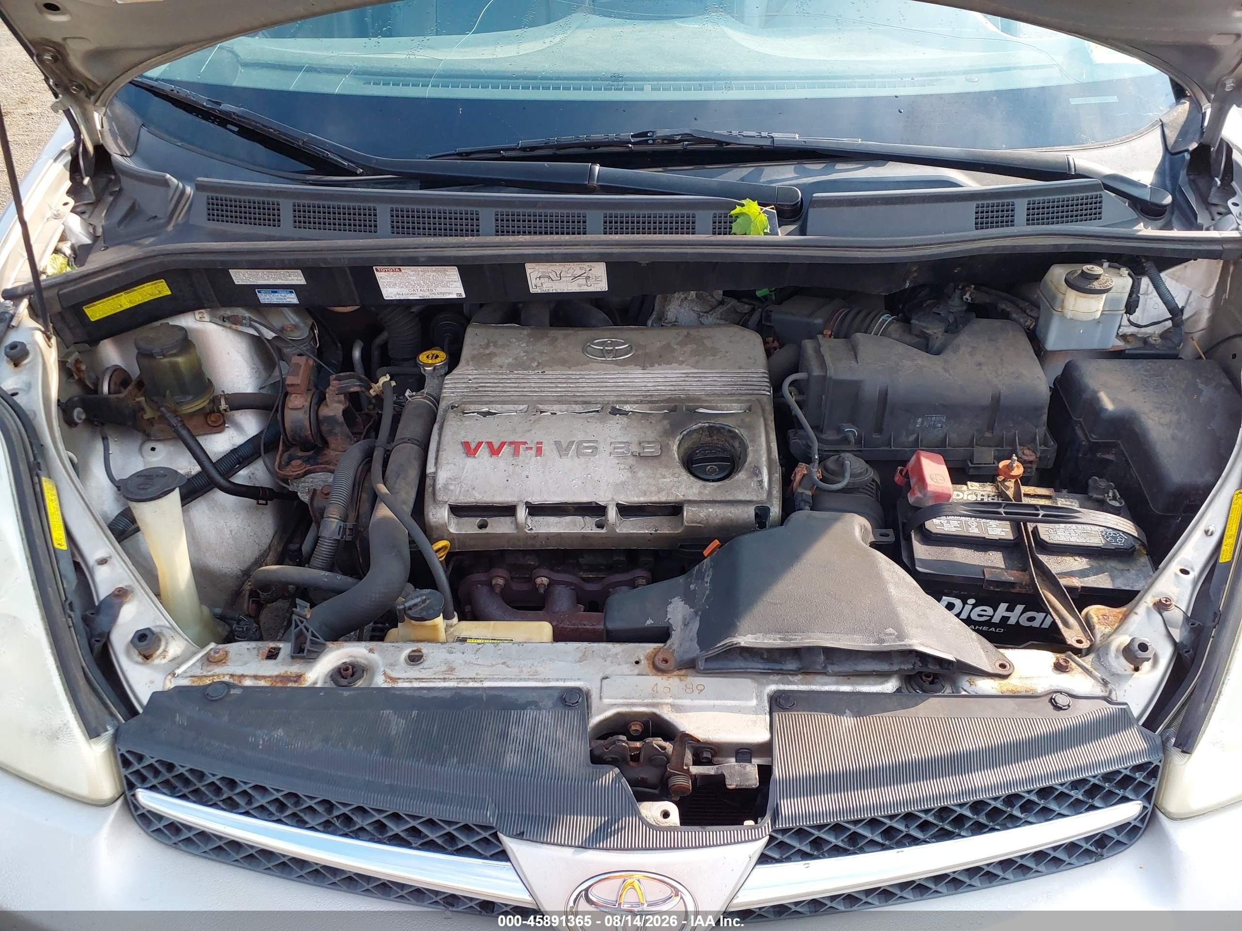 2004 Toyota Sienna Xle Limited Gold vin: 5TDBA22C44S000336