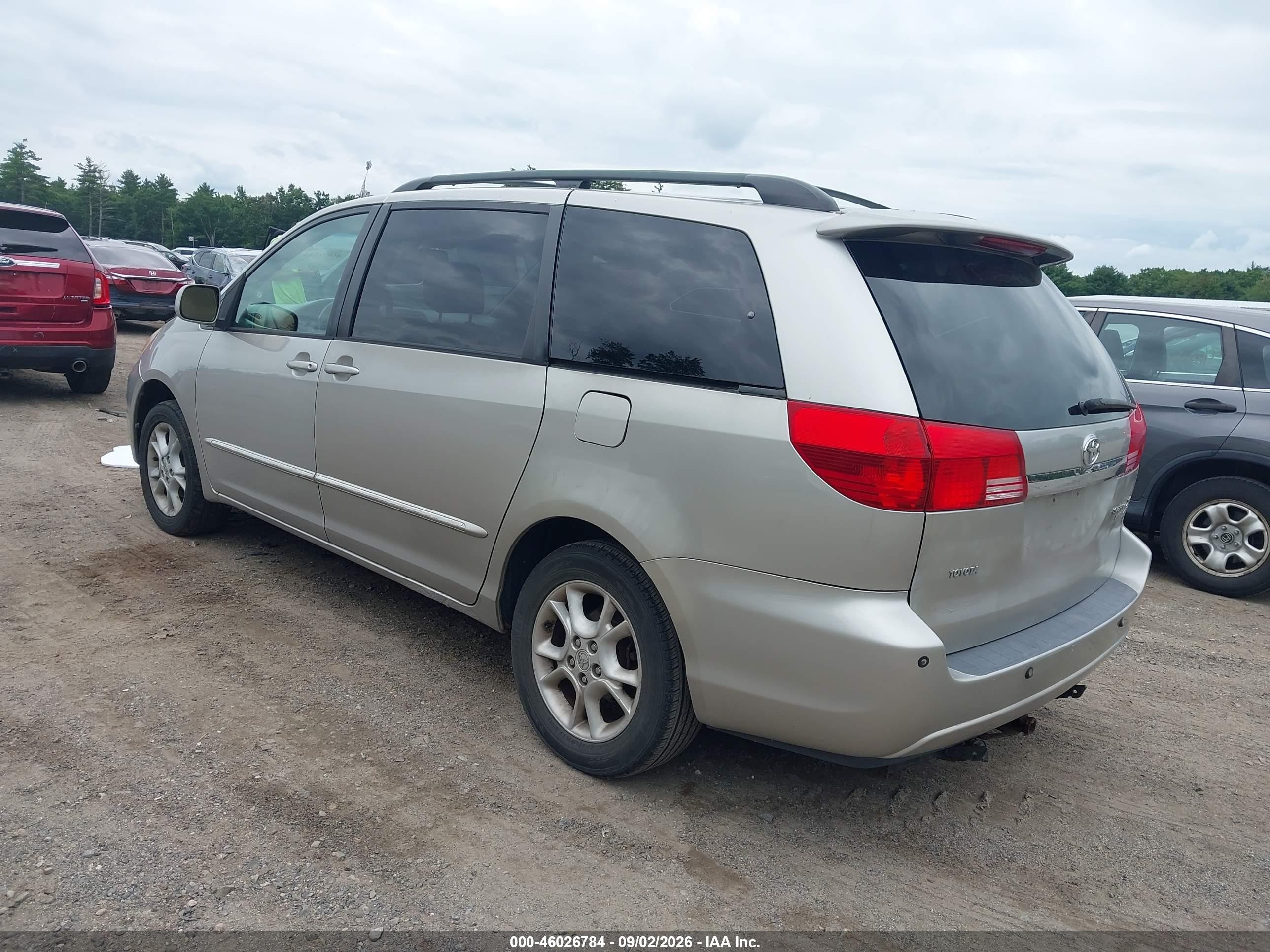 2004 Toyota Sienna Xle Limited Silver vin: 5TDBA22C44S003365