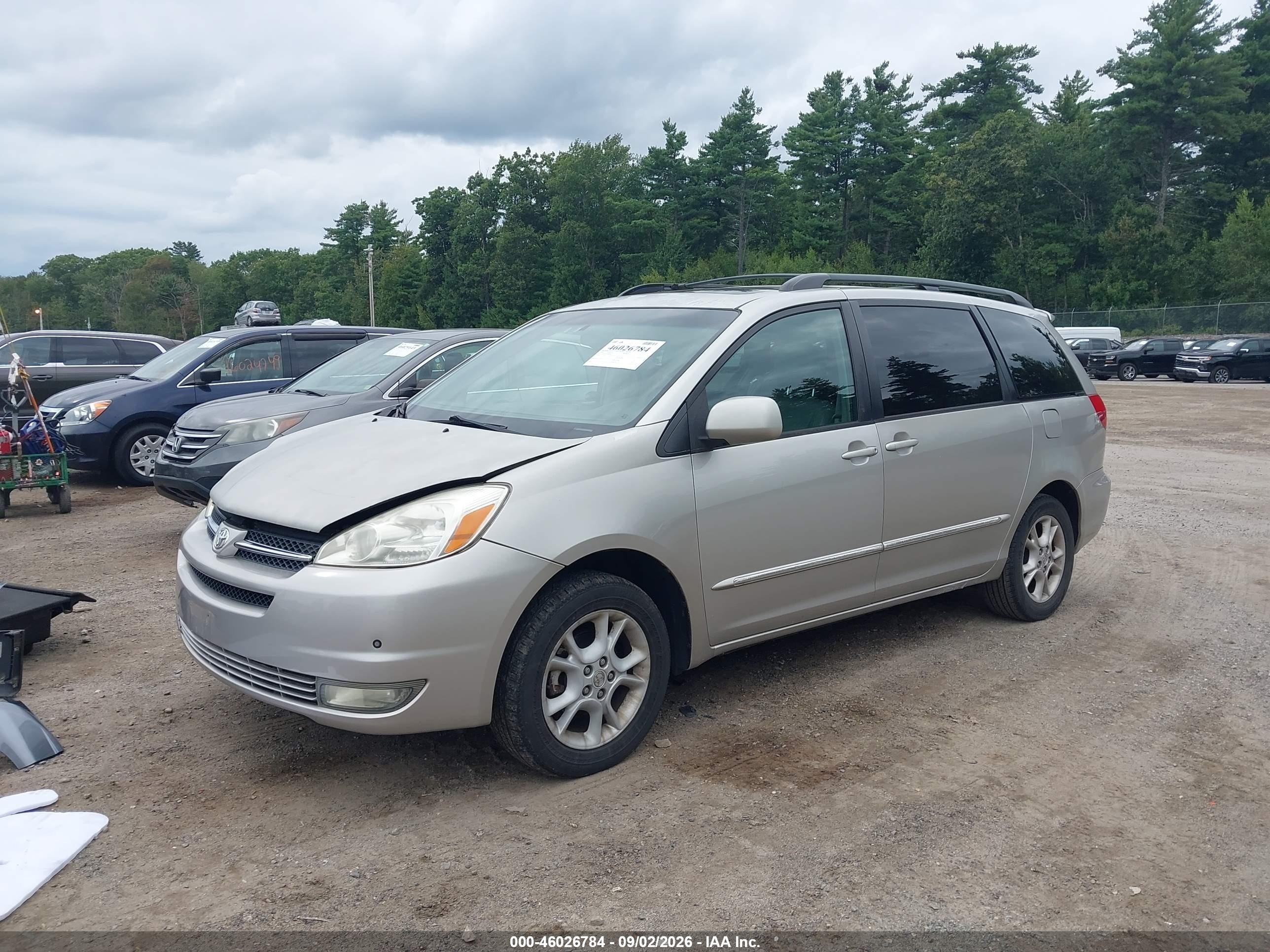 2004 Toyota Sienna Xle Limited Silver vin: 5TDBA22C44S003365