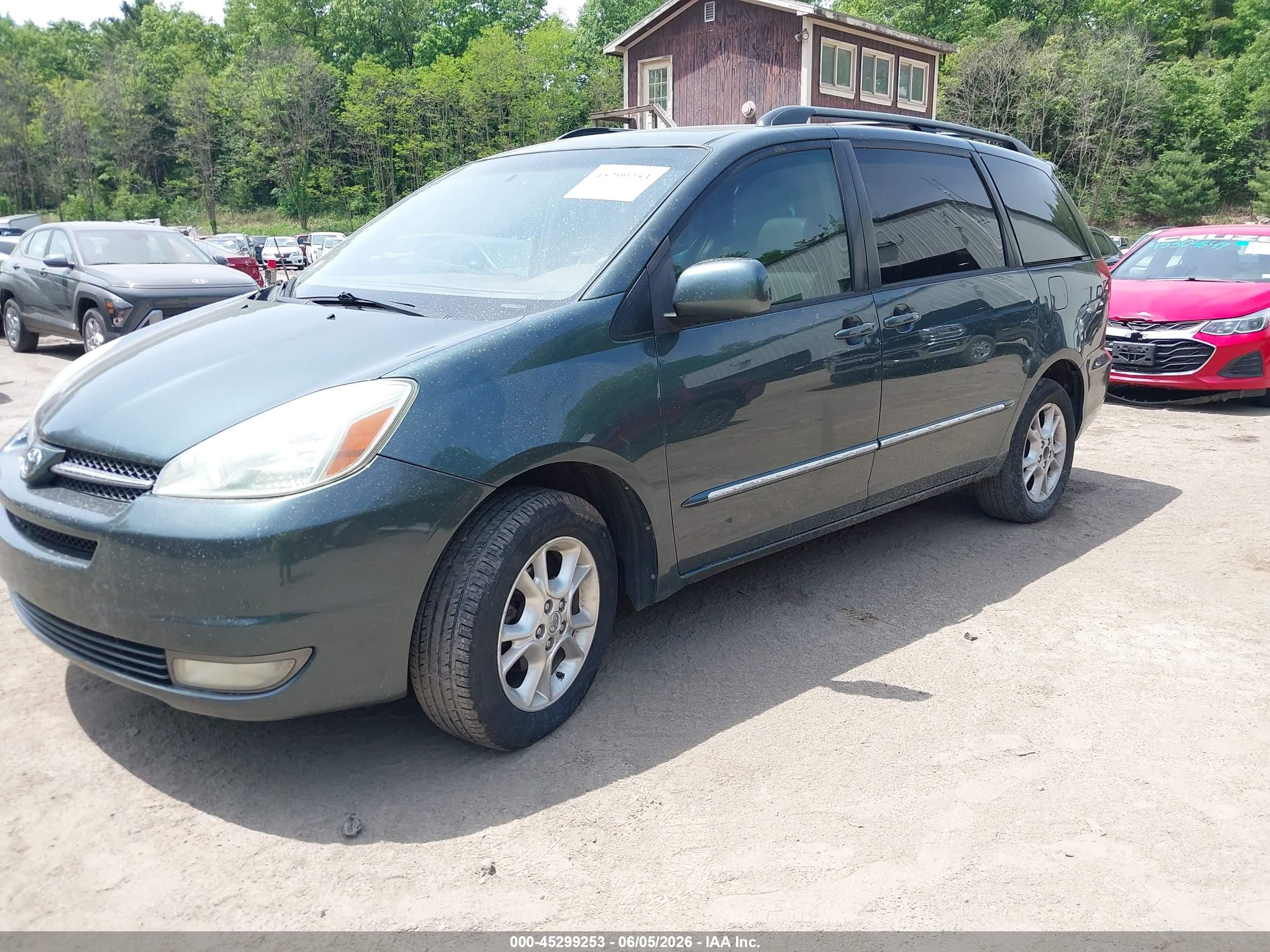 2004 Toyota Sienna Xle Limited Green vin: 5TDBA22C44S019923