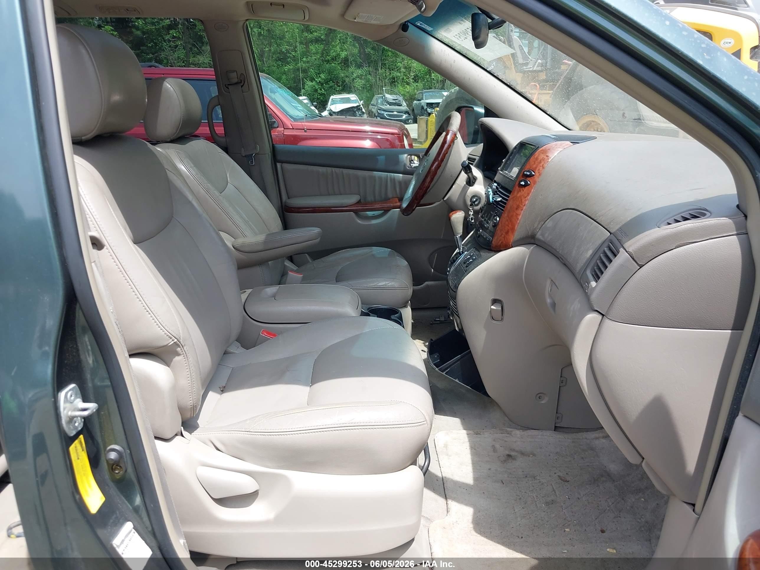 2004 Toyota Sienna Xle Limited Green vin: 5TDBA22C44S019923