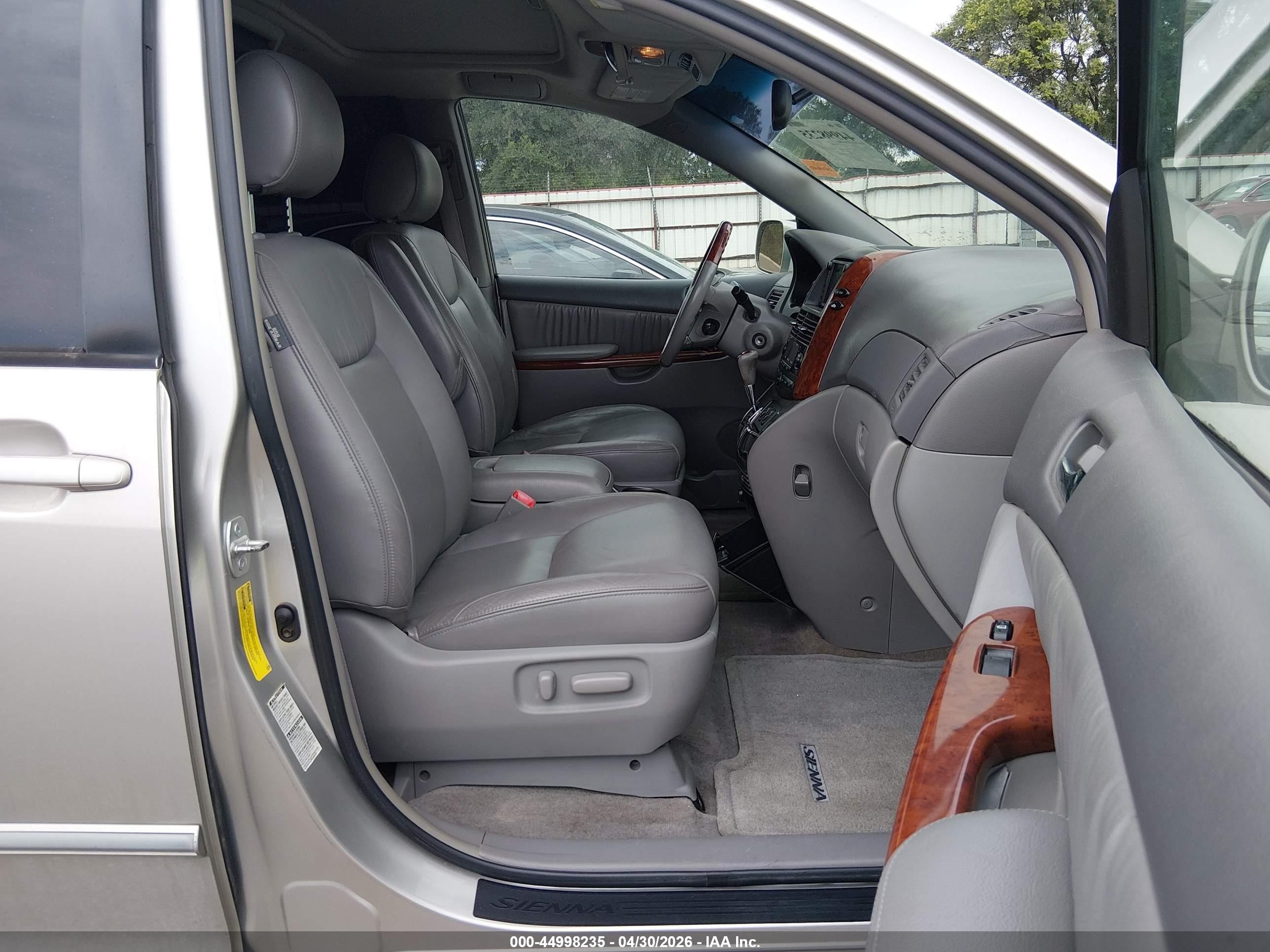 2005 Toyota Sienna Xle Limited Серый vin: 5TDBA22C45S030034