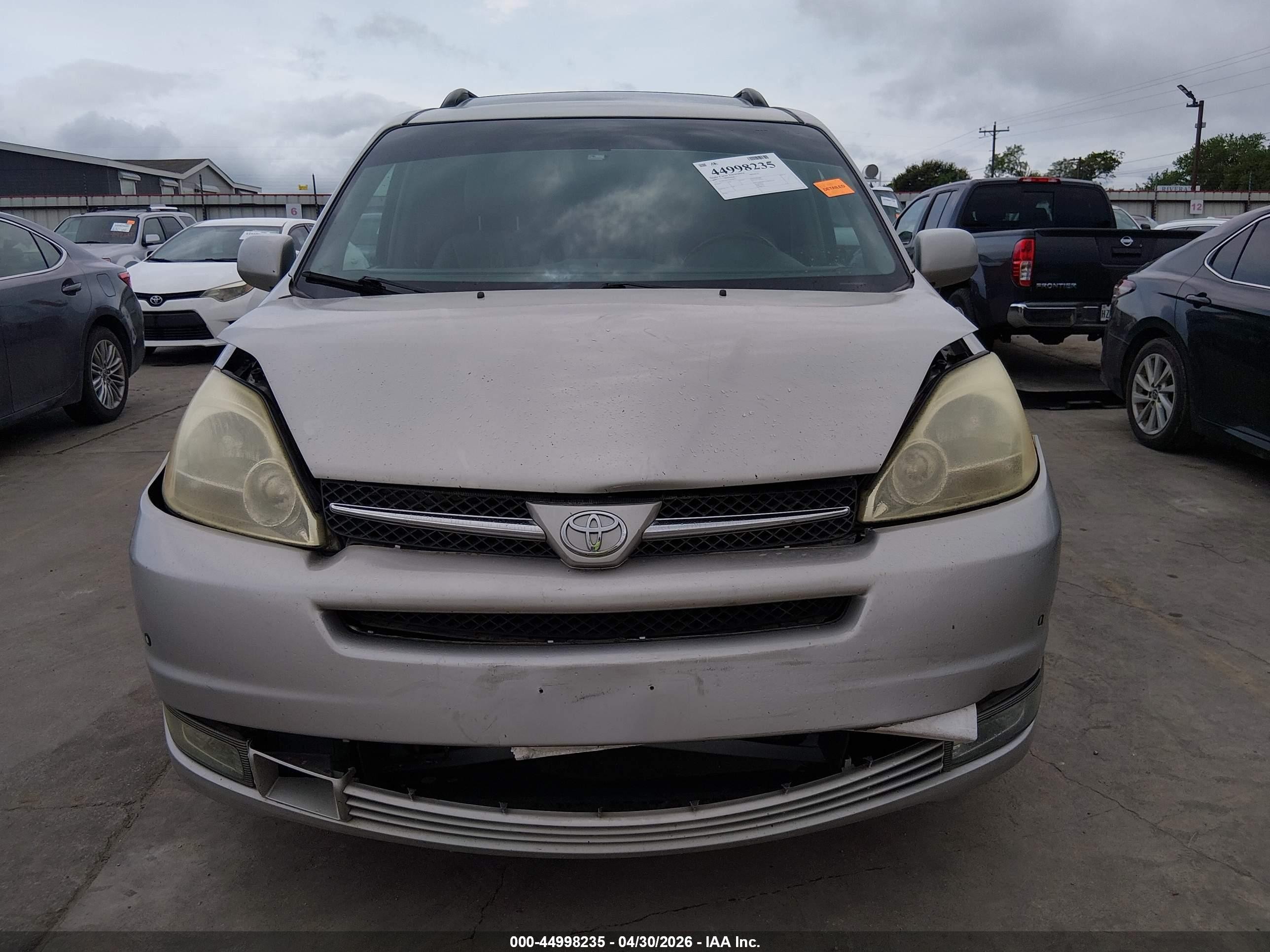 2005 Toyota Sienna Xle Limited Серый vin: 5TDBA22C45S030034