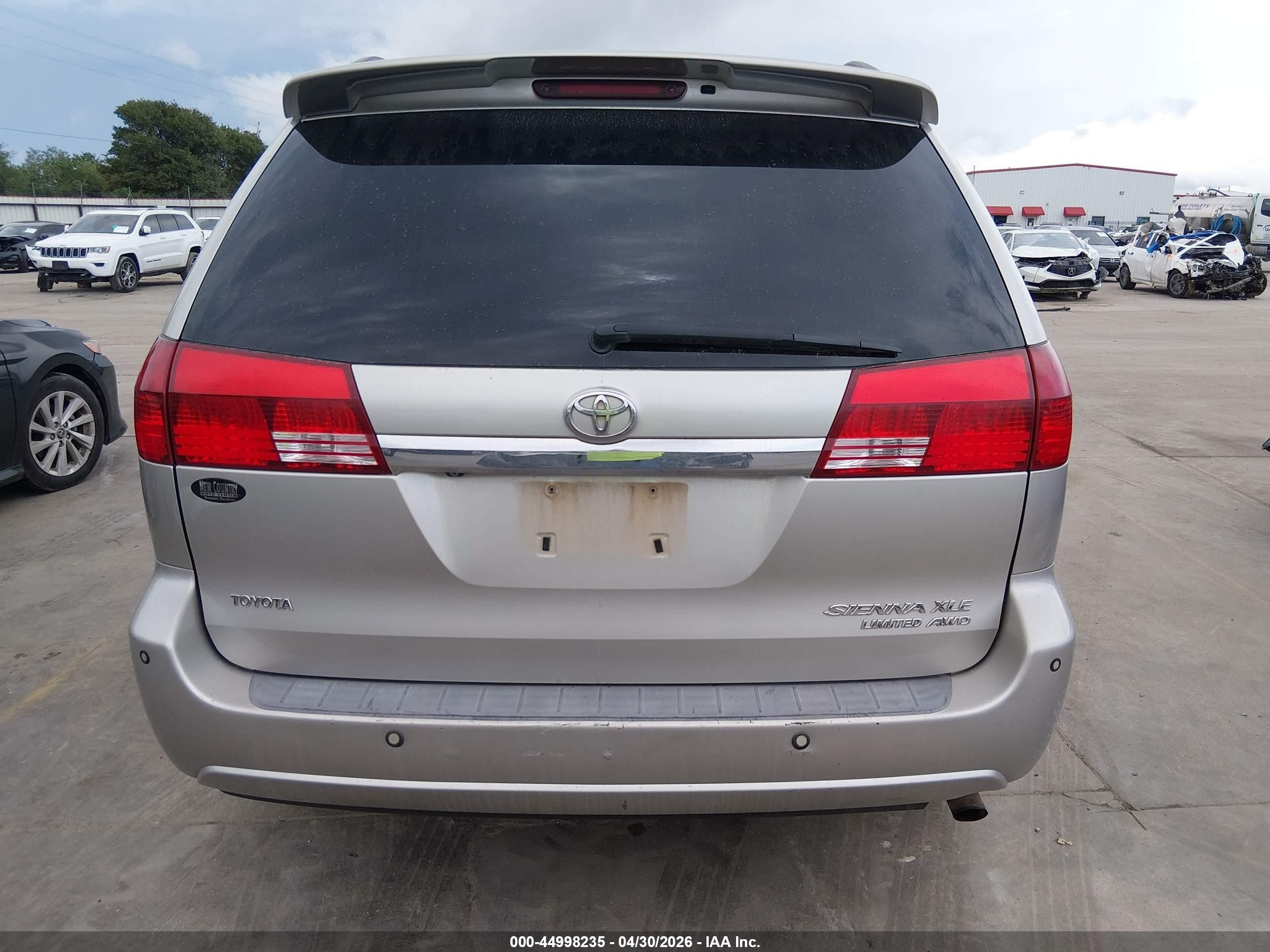 2005 Toyota Sienna Xle Limited Серый vin: 5TDBA22C45S030034