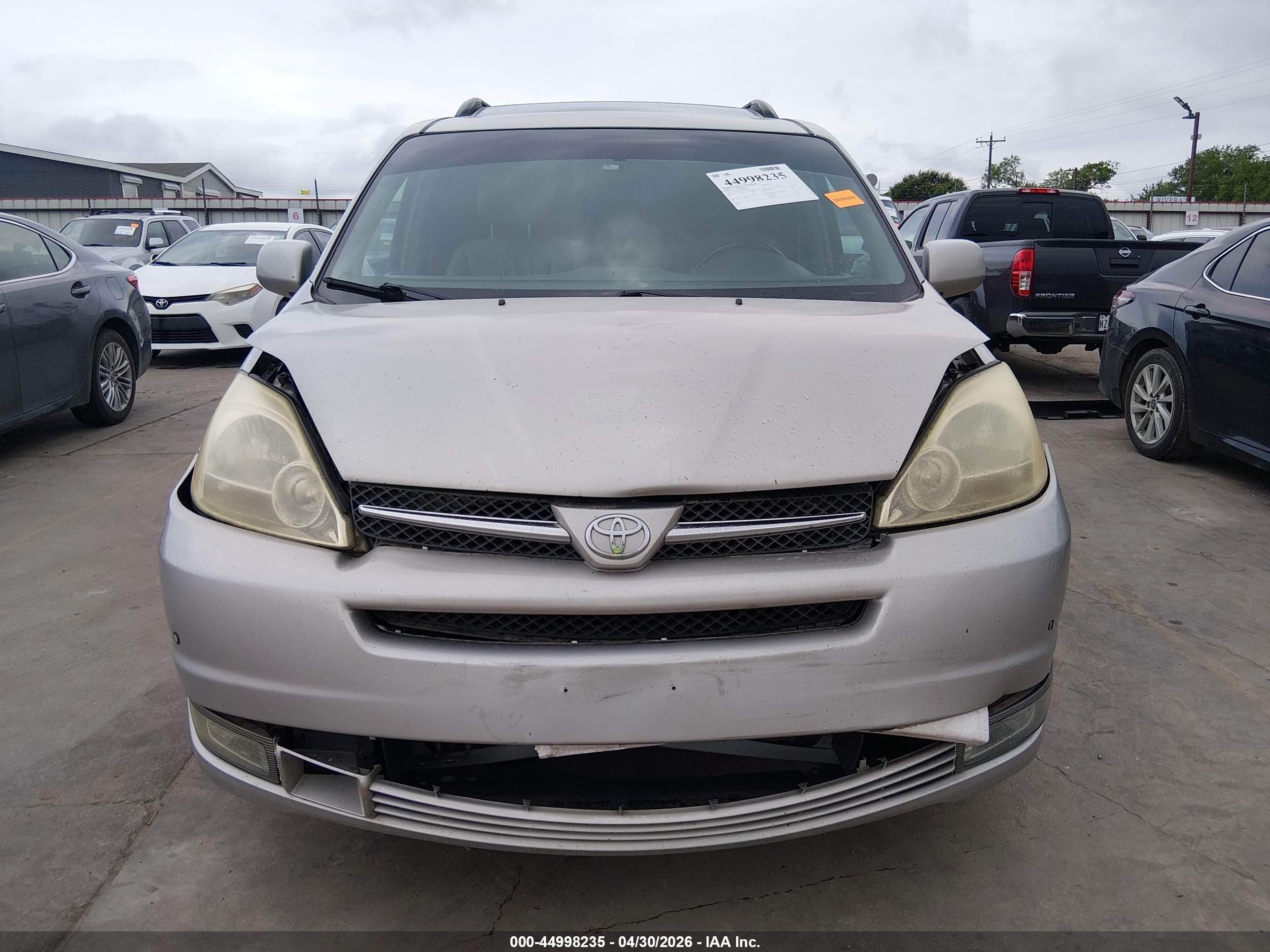 2005 Toyota Sienna Xle Limited Серый vin: 5TDBA22C45S030034
