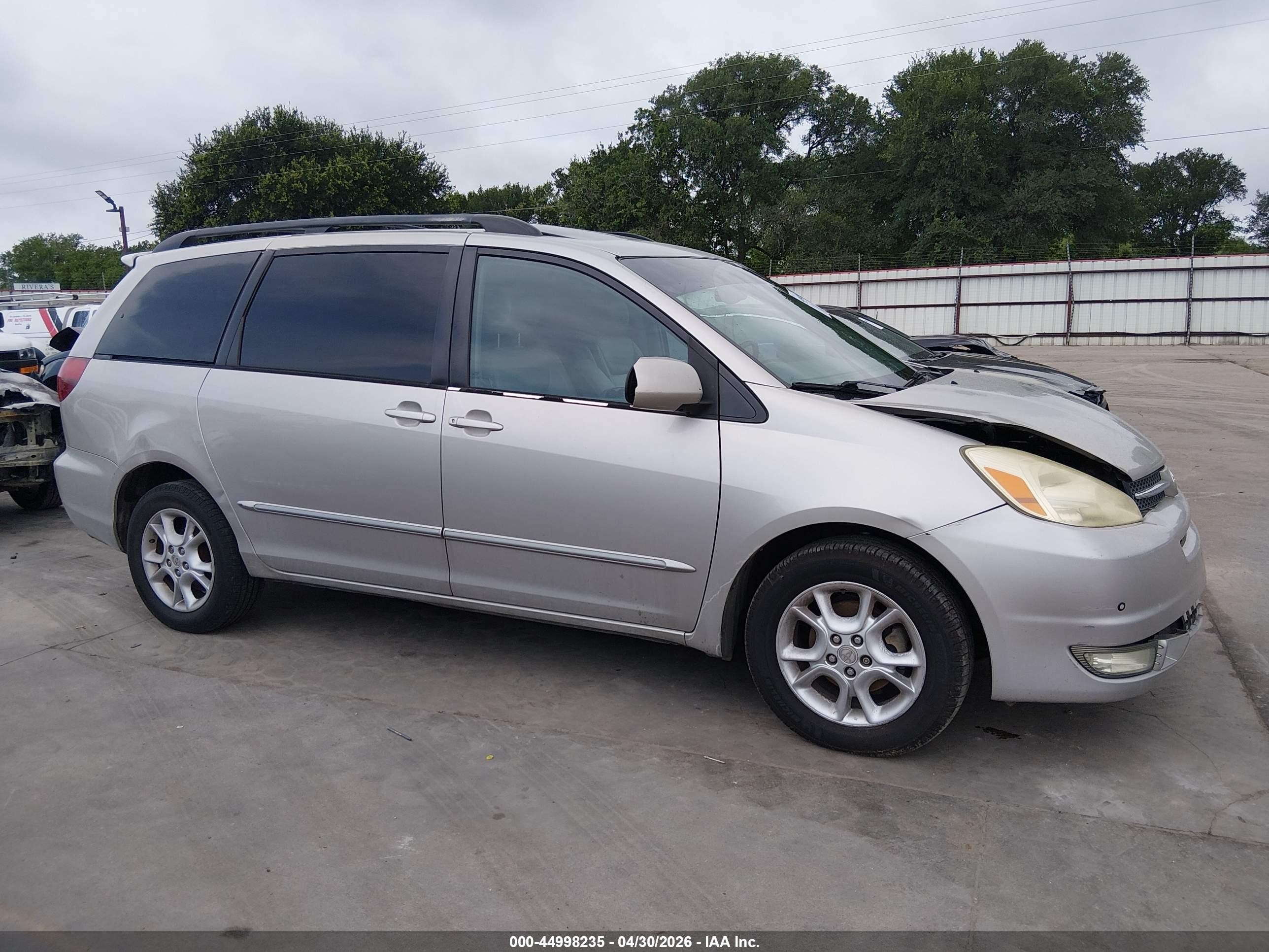 2005 Toyota Sienna Xle Limited Серый vin: 5TDBA22C45S030034
