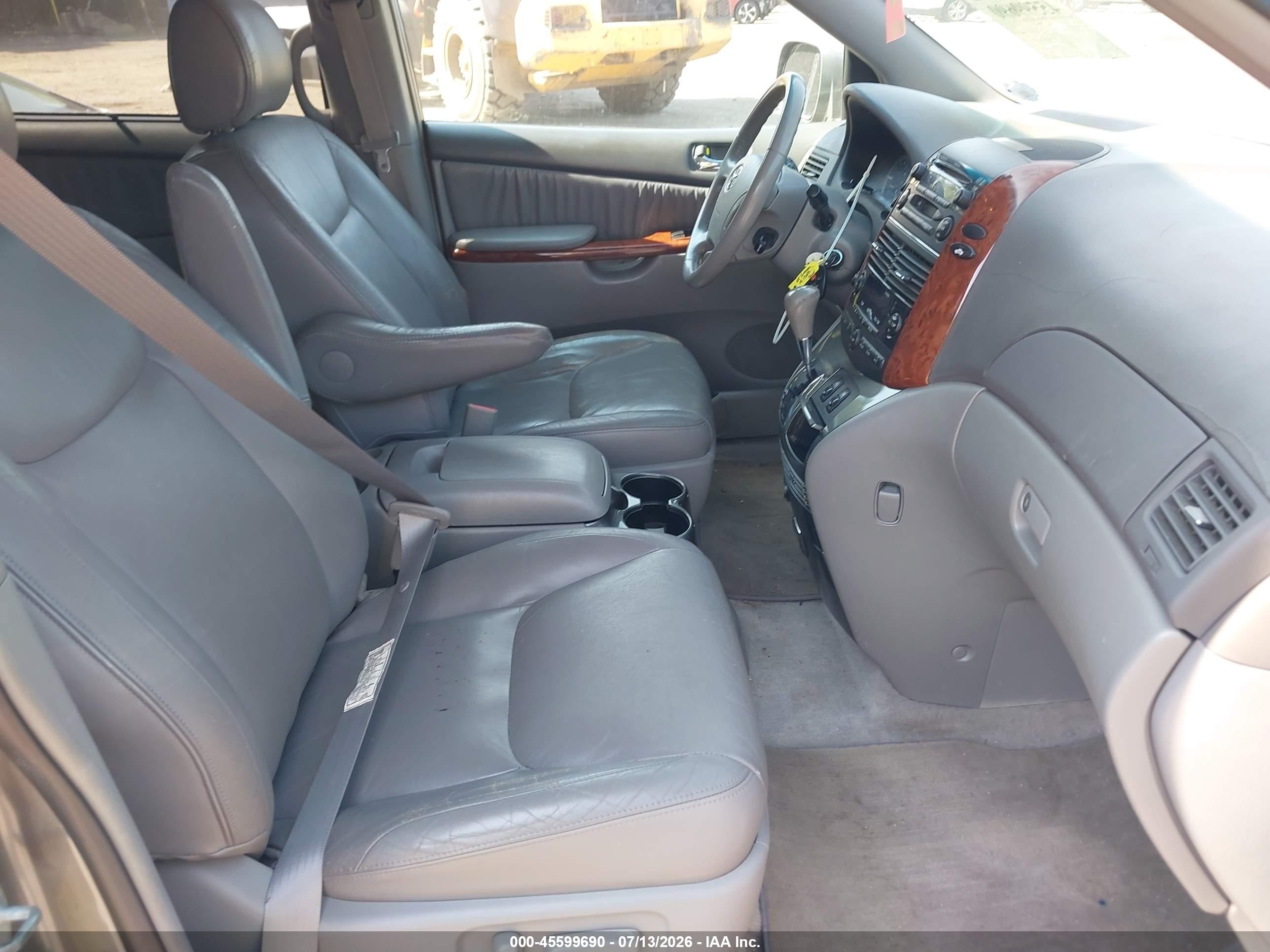 2005 Toyota Sienna Xle Gray vin: 5TDBA22C45S041583