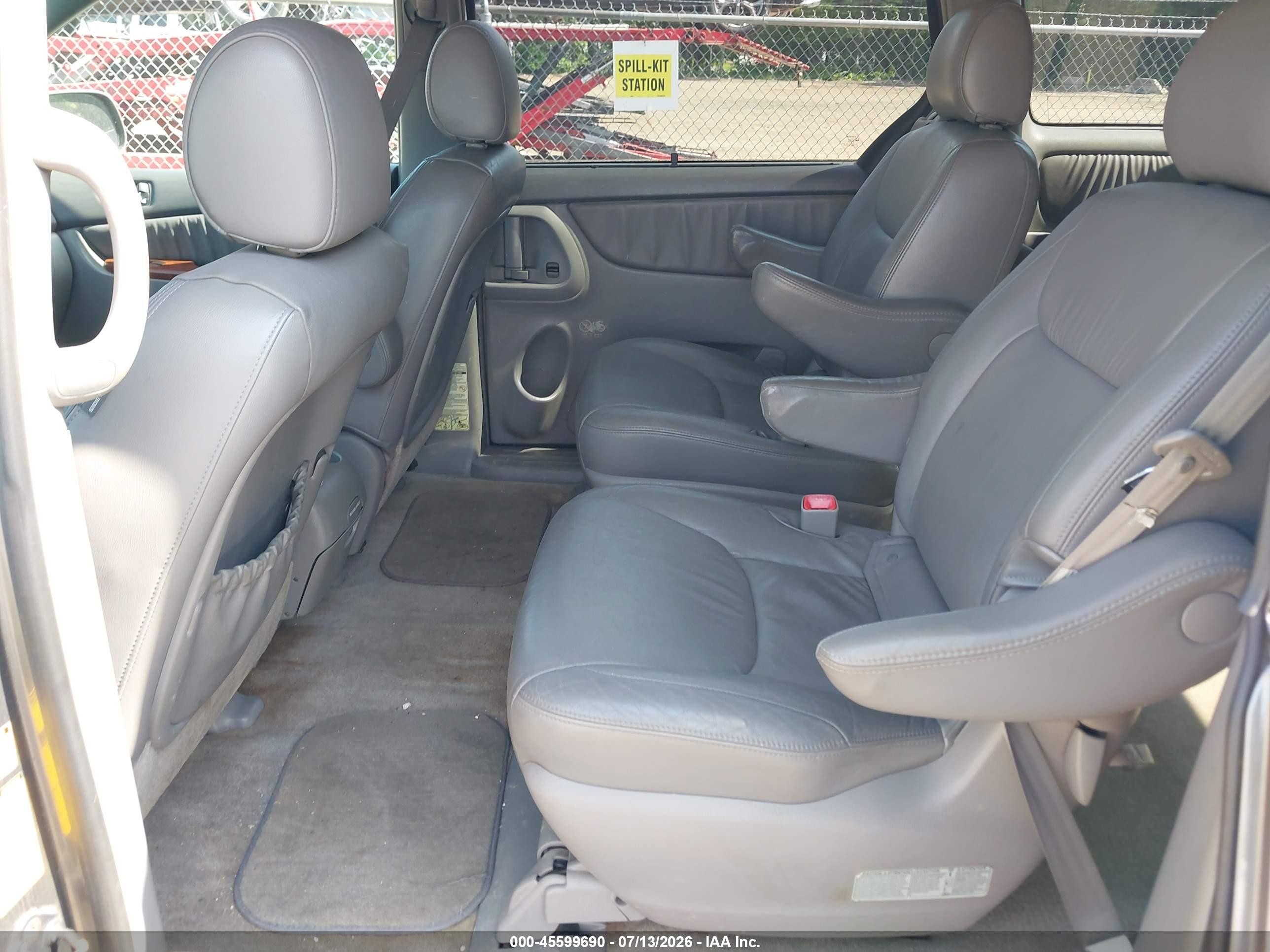 2005 Toyota Sienna Xle Gray vin: 5TDBA22C45S041583