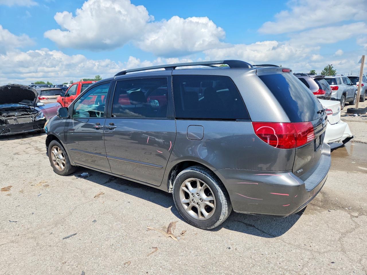 2005 Toyota Sienna Xle 7 Passenger Серый vin: 5TDBA22C45S044712