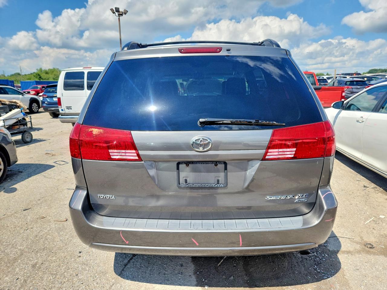 2005 Toyota Sienna Xle 7 Passenger Серый vin: 5TDBA22C45S044712