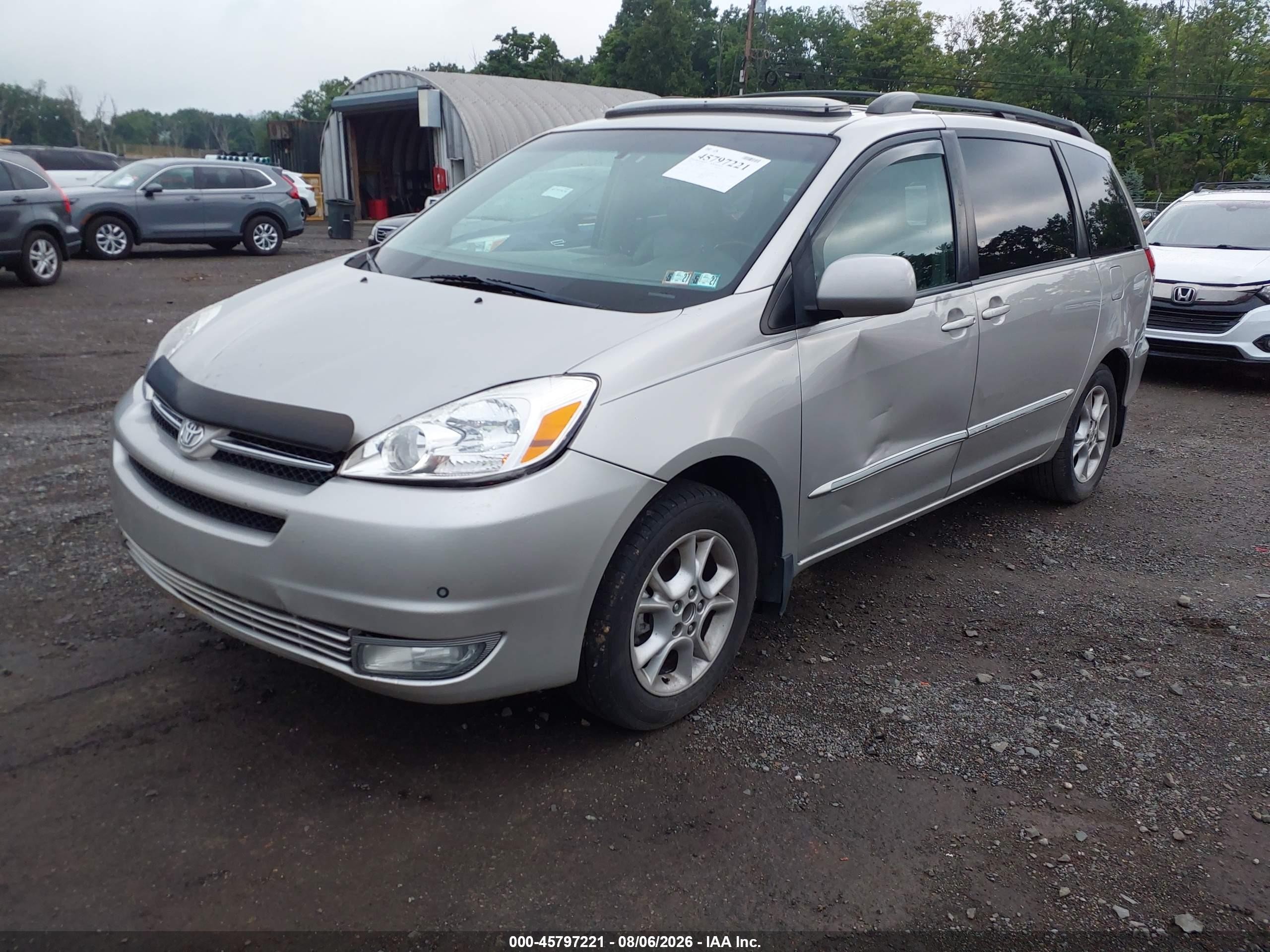 2005 Toyota Sienna Xle Limited Silver vin: 5TDBA22C45S048338