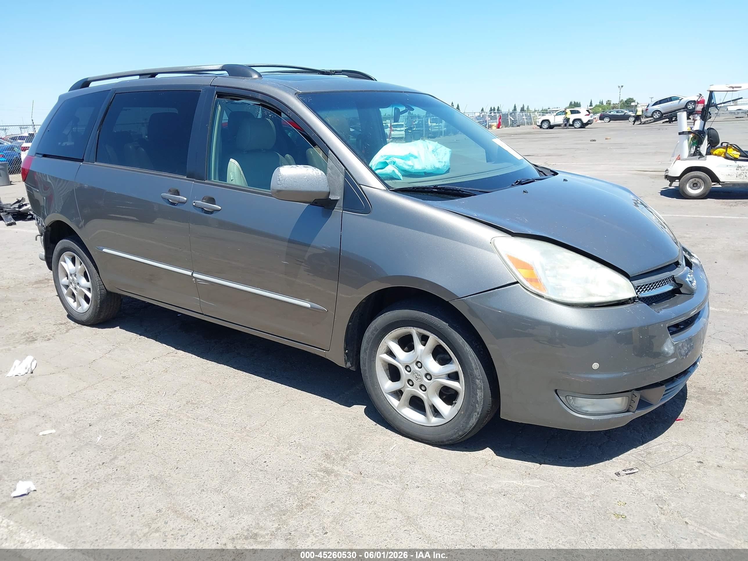 2005 Toyota Sienna Xle Limited Gray vin: 5TDBA22C45S052339