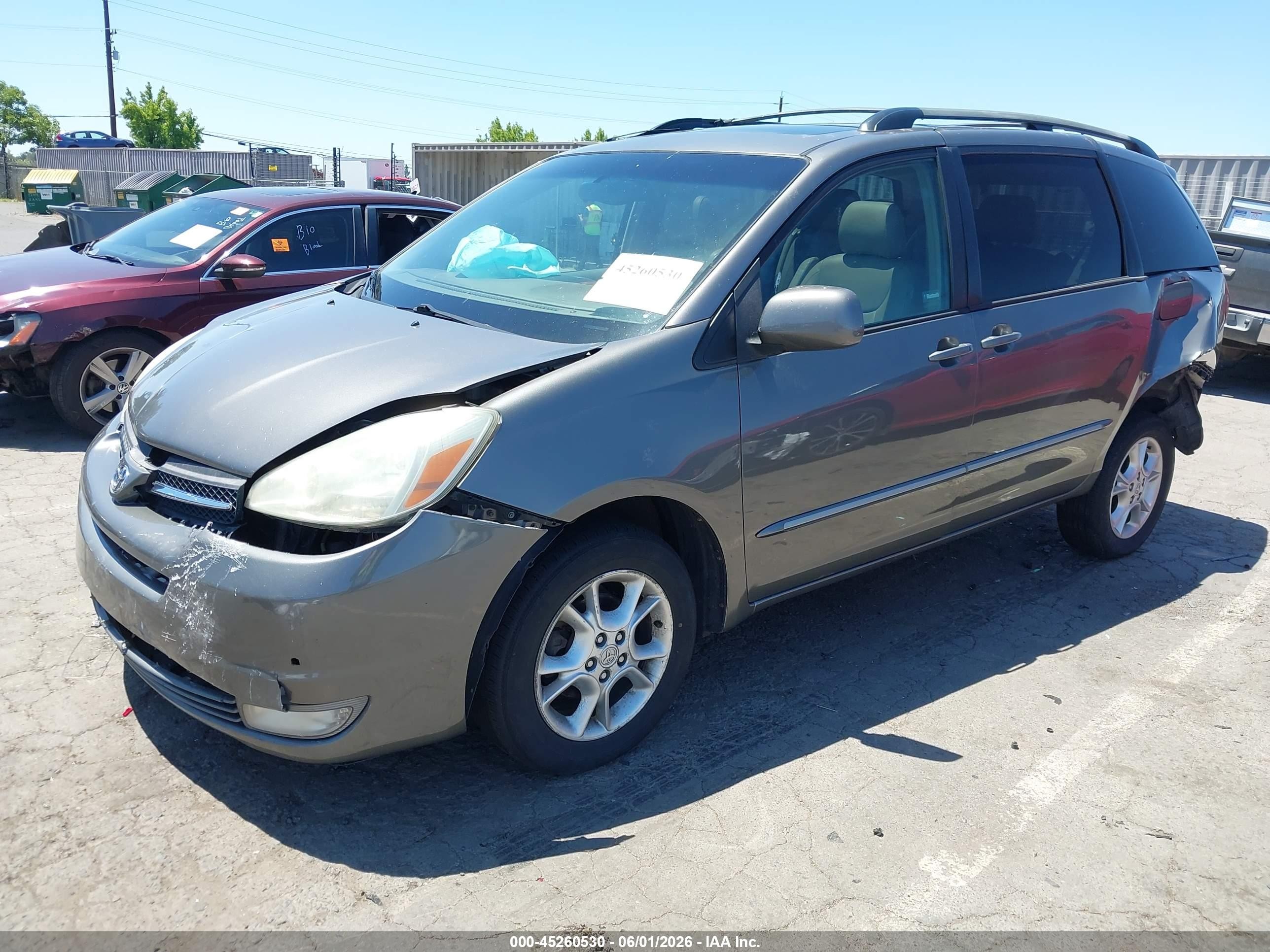 2005 Toyota Sienna Xle Limited Gray vin: 5TDBA22C45S052339