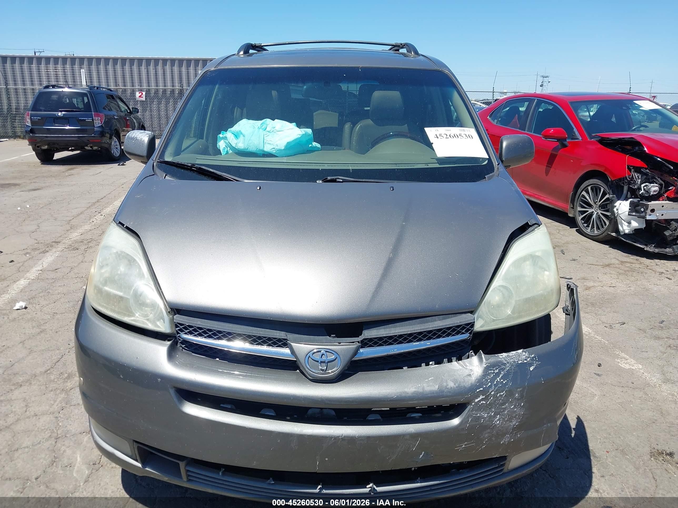 2005 Toyota Sienna Xle Limited Gray vin: 5TDBA22C45S052339