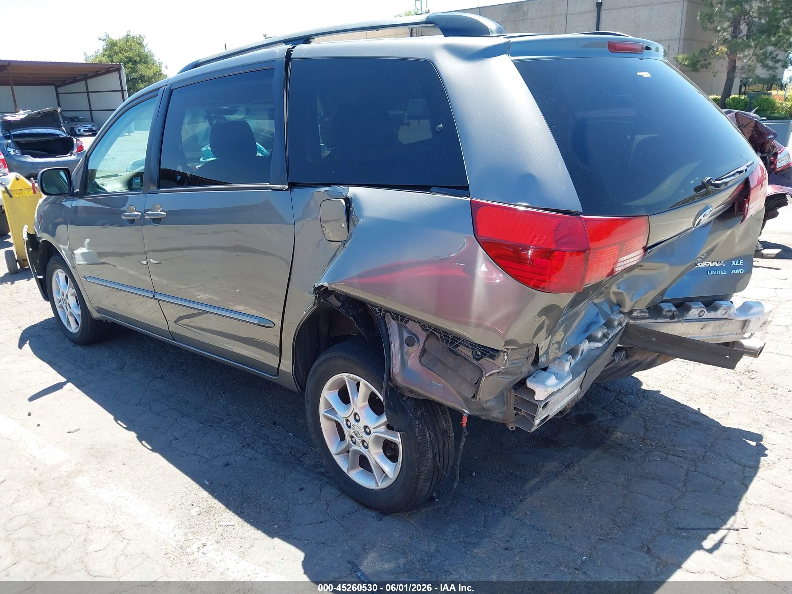 2005 Toyota Sienna Xle Limited Gray vin: 5TDBA22C45S052339