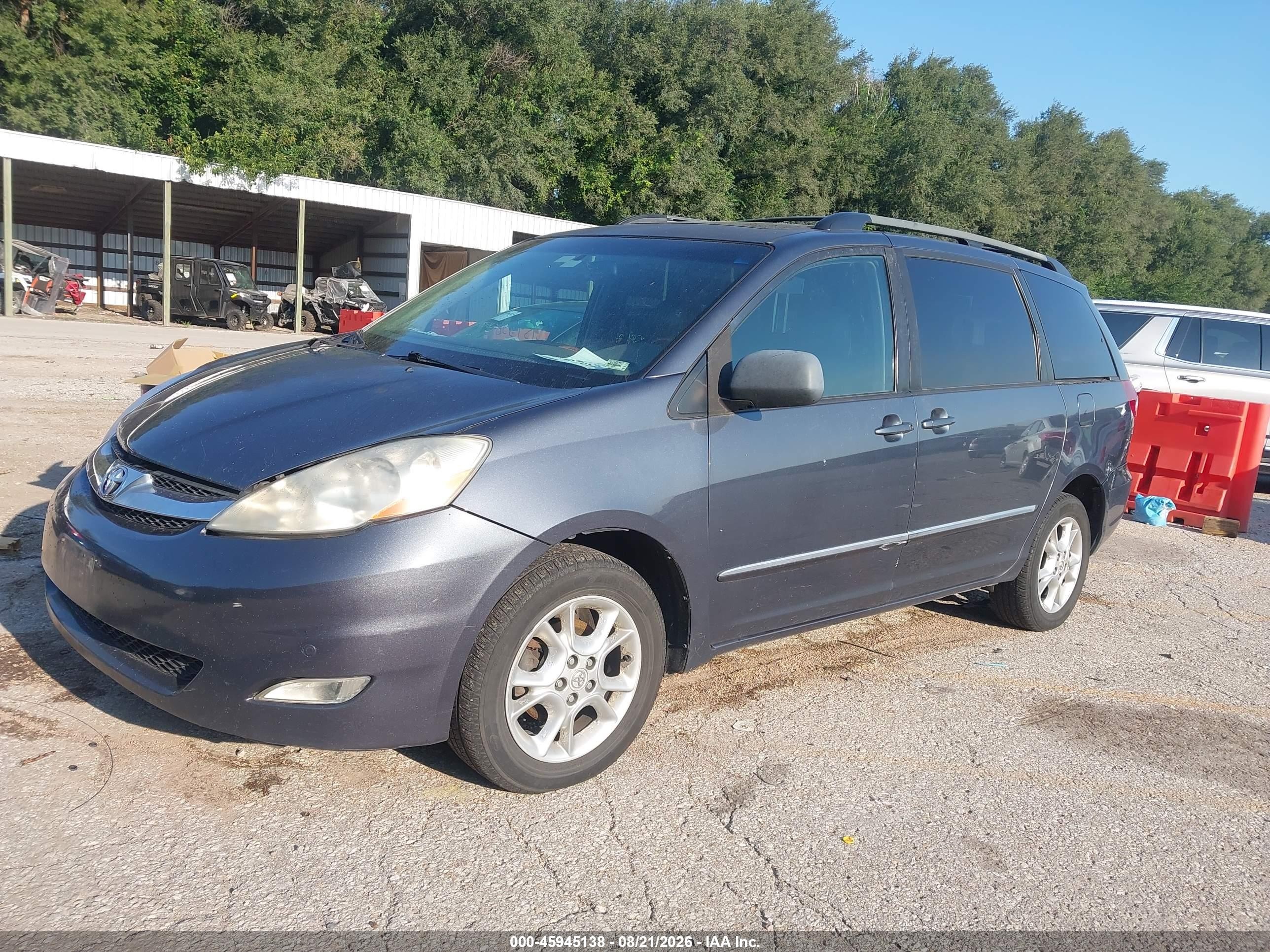 2006 Toyota Sienna Xle Limited Gray vin: 5TDBA22C46S055047