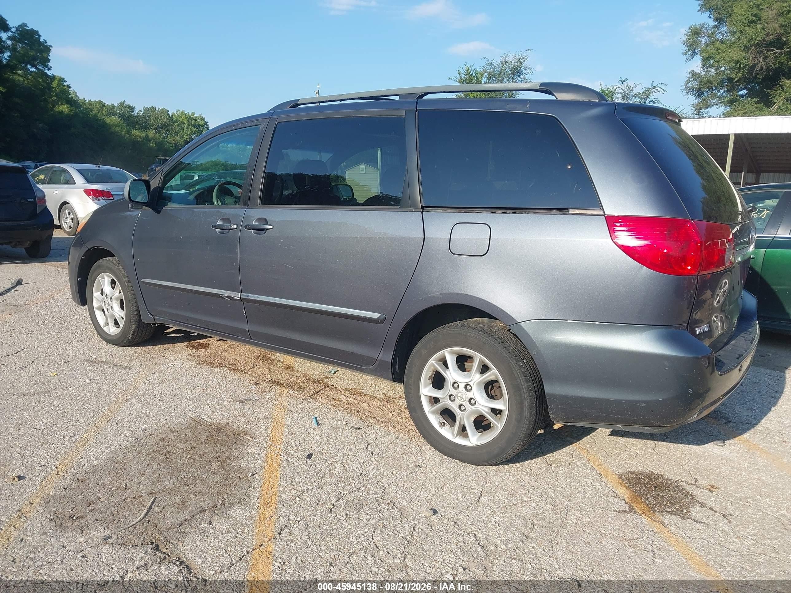 2006 Toyota Sienna Xle Limited Gray vin: 5TDBA22C46S055047