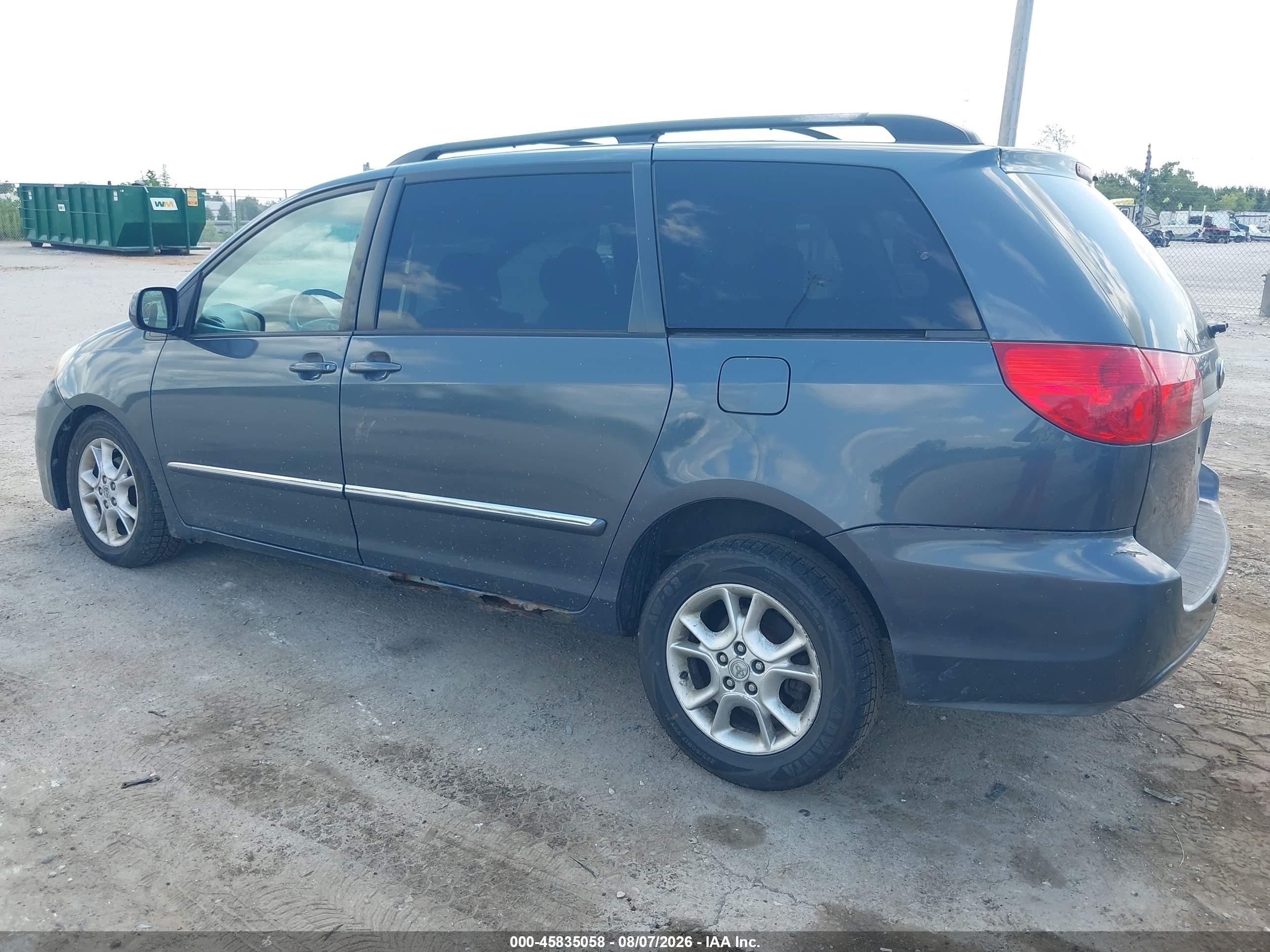 2006 Toyota Sienna Xle Limited Blue vin: 5TDBA22C46S057414