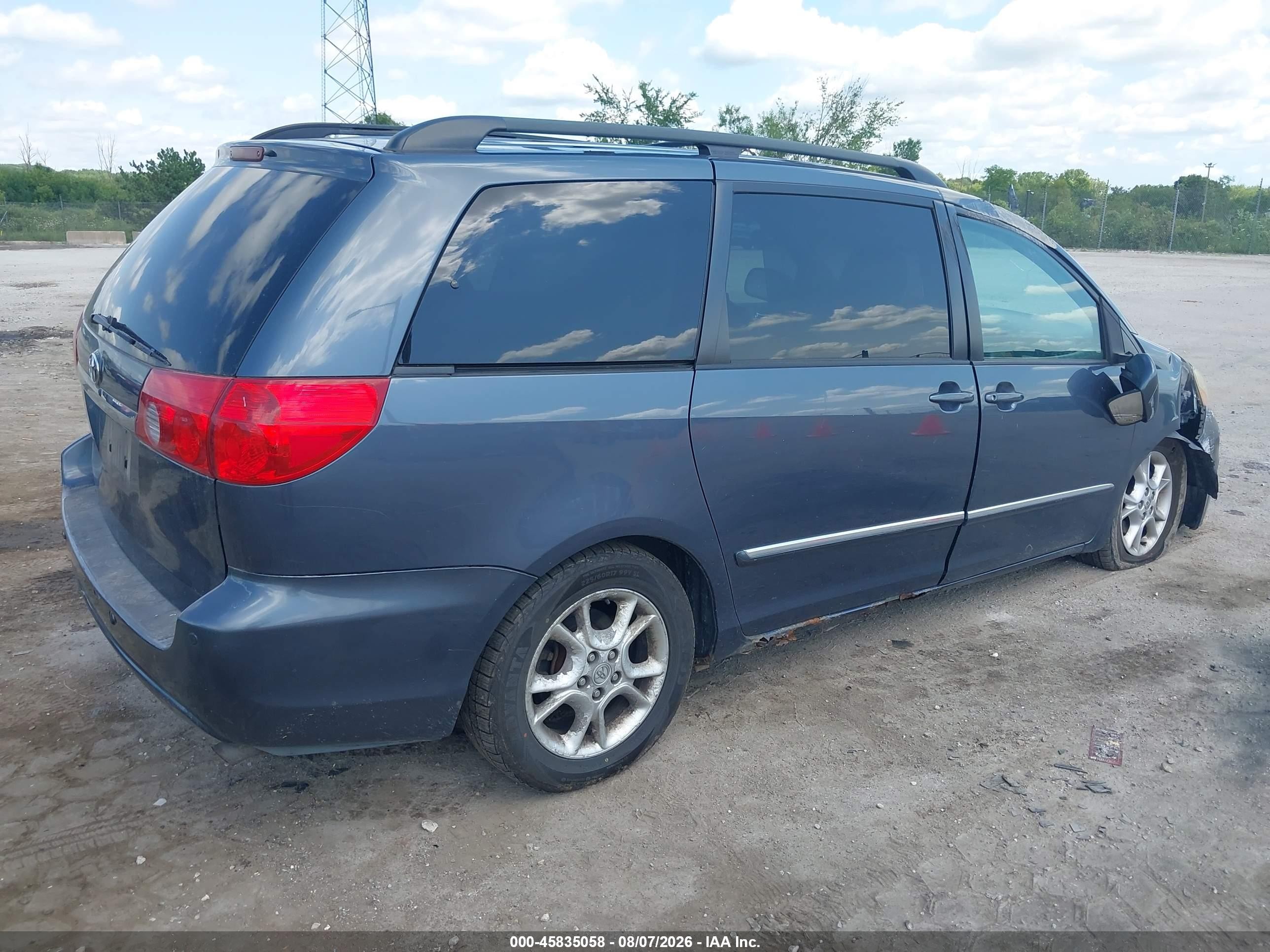 2006 Toyota Sienna Xle Limited Blue vin: 5TDBA22C46S057414