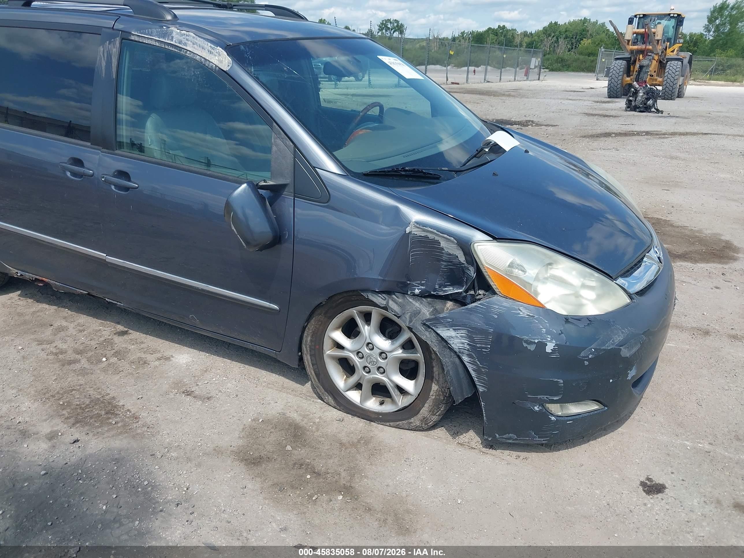 2006 Toyota Sienna Xle Limited Blue vin: 5TDBA22C46S057414