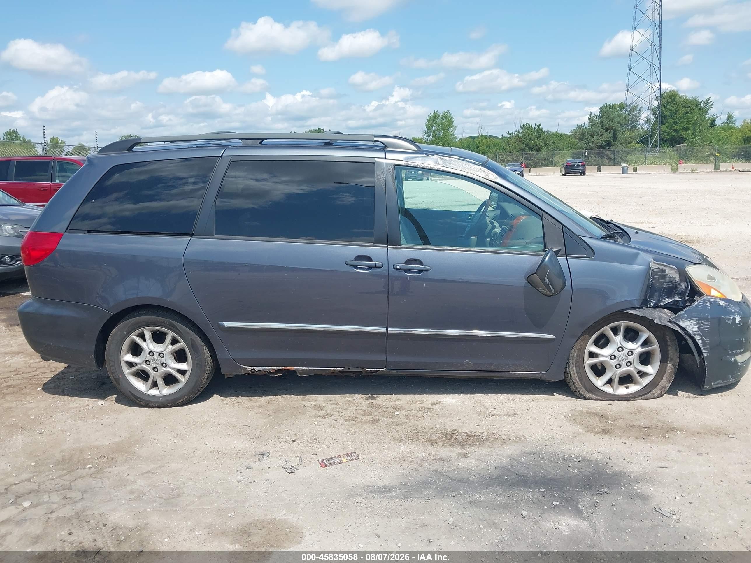 2006 Toyota Sienna Xle Limited Blue vin: 5TDBA22C46S057414