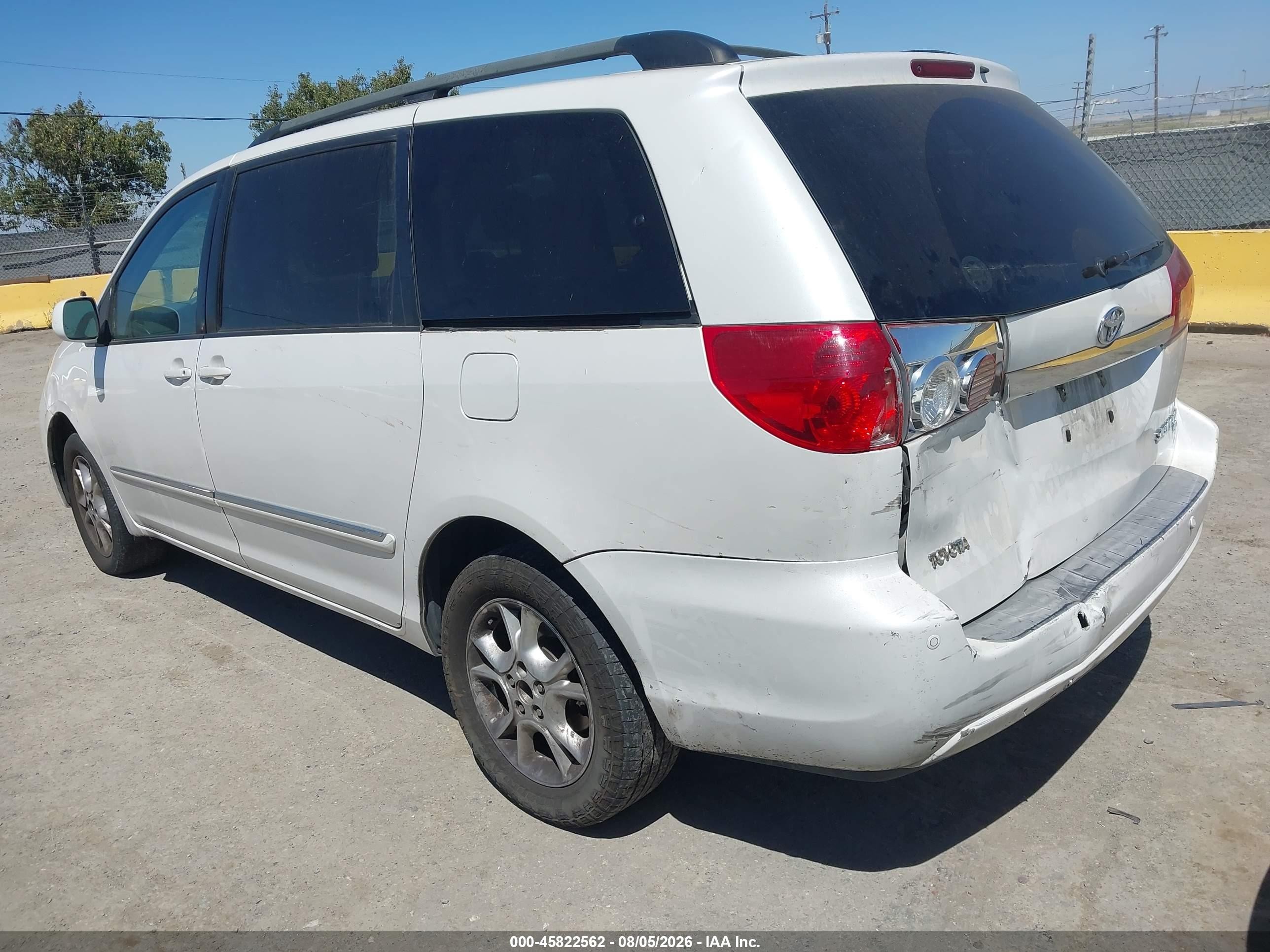 2006 Toyota Sienna Xle Limited White vin: 5TDBA22C46S074813