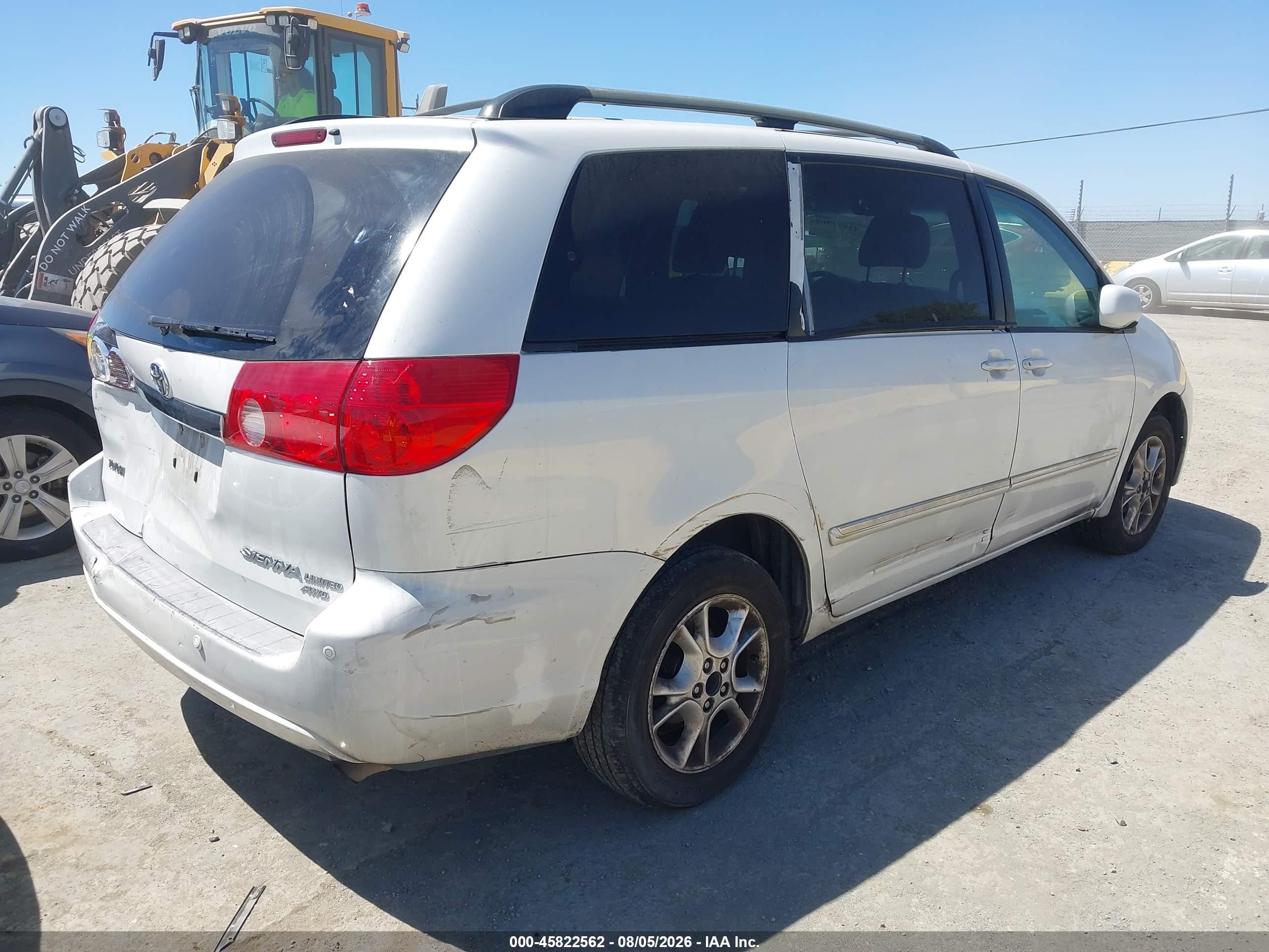2006 Toyota Sienna Xle Limited White vin: 5TDBA22C46S074813