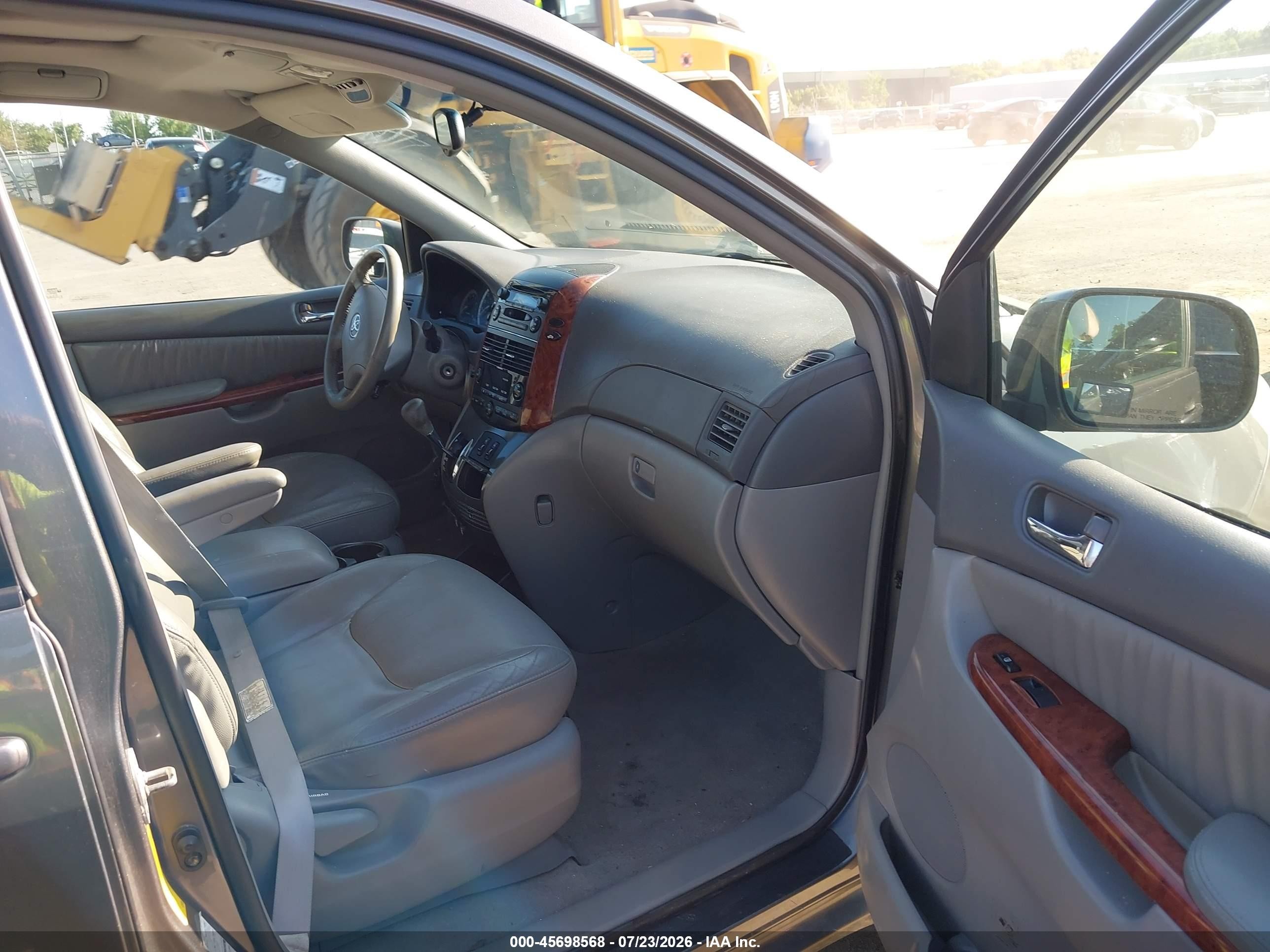 2004 Toyota Sienna Xle Gray vin: 5TDBA22C54S005111
