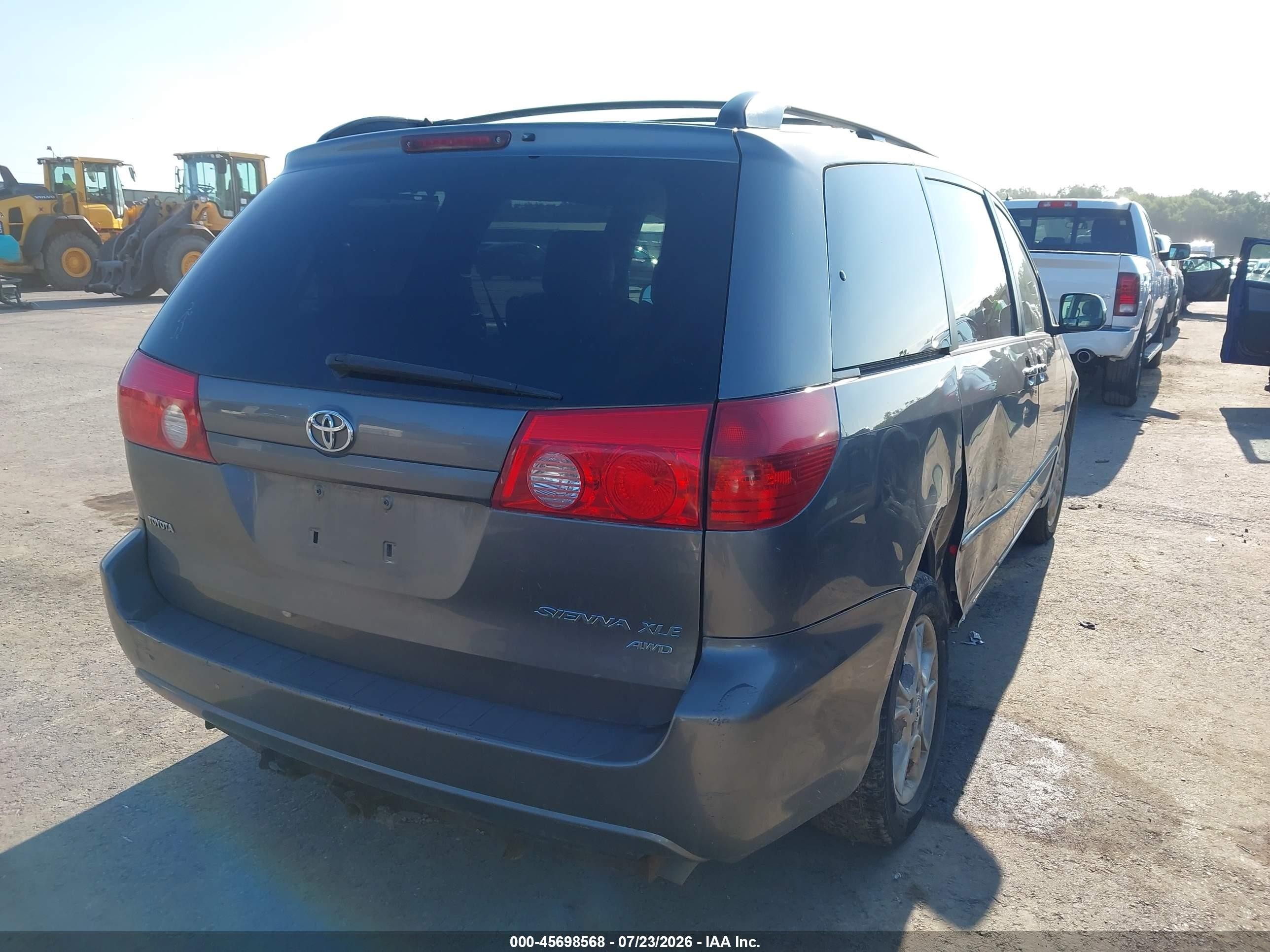 2004 Toyota Sienna Xle Gray vin: 5TDBA22C54S005111