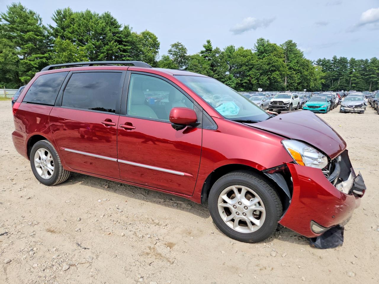 2004 Toyota Sienna Xle Limited 7 Passenger Burgundy vin: 5TDBA22C54S005982