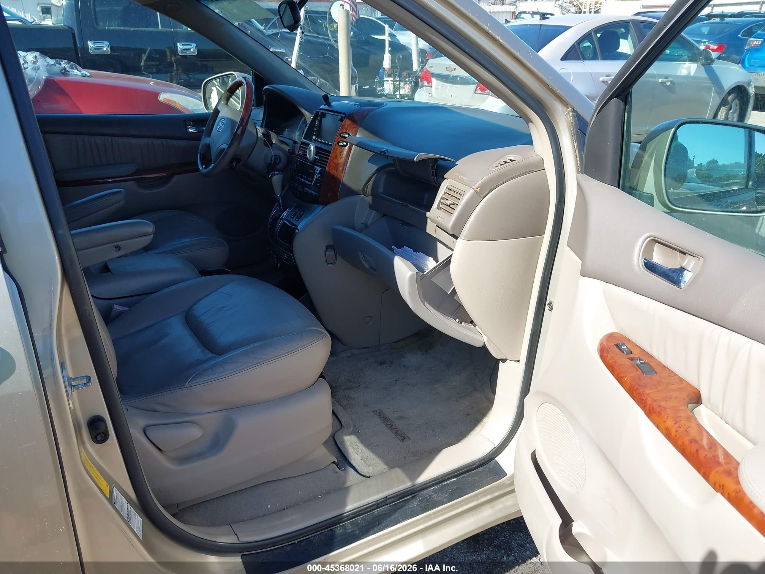 2004 Toyota Sienna Xle Limited Бежевый vin: 5TDBA22C54S020272