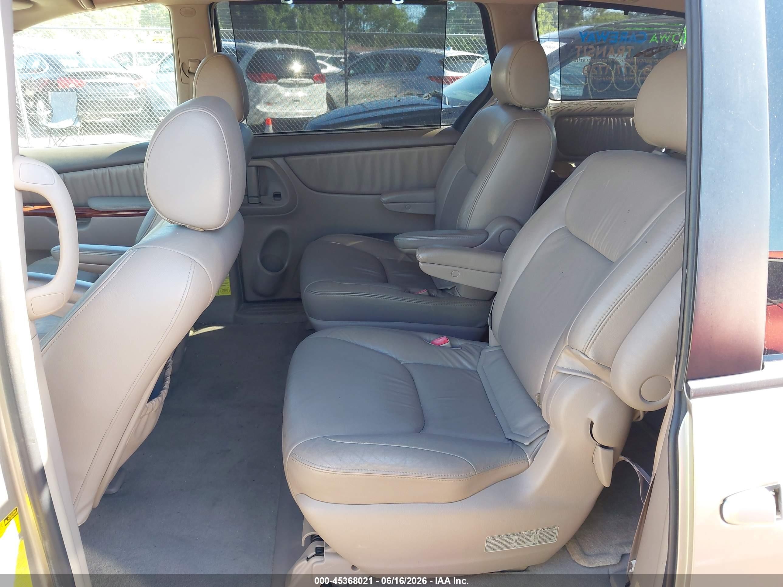2004 Toyota Sienna Xle Limited Бежевый vin: 5TDBA22C54S020272