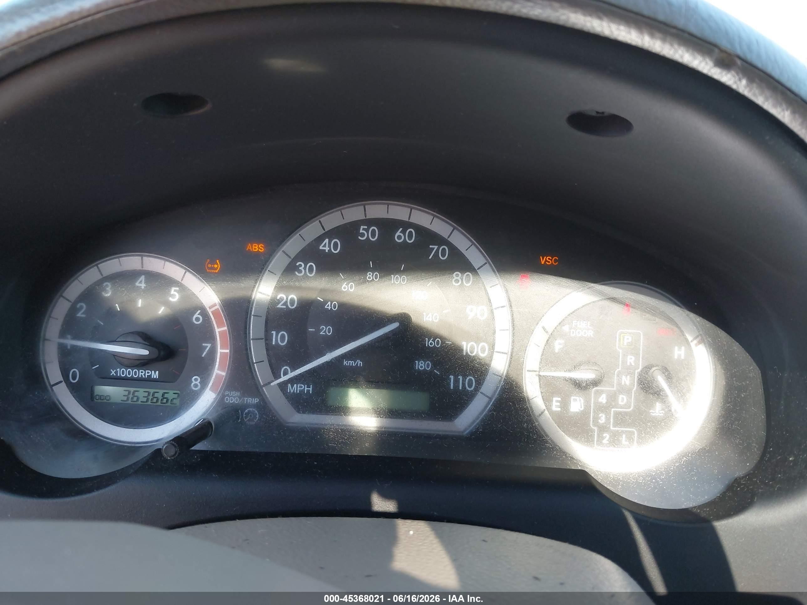 2004 Toyota Sienna Xle Limited Бежевый vin: 5TDBA22C54S020272