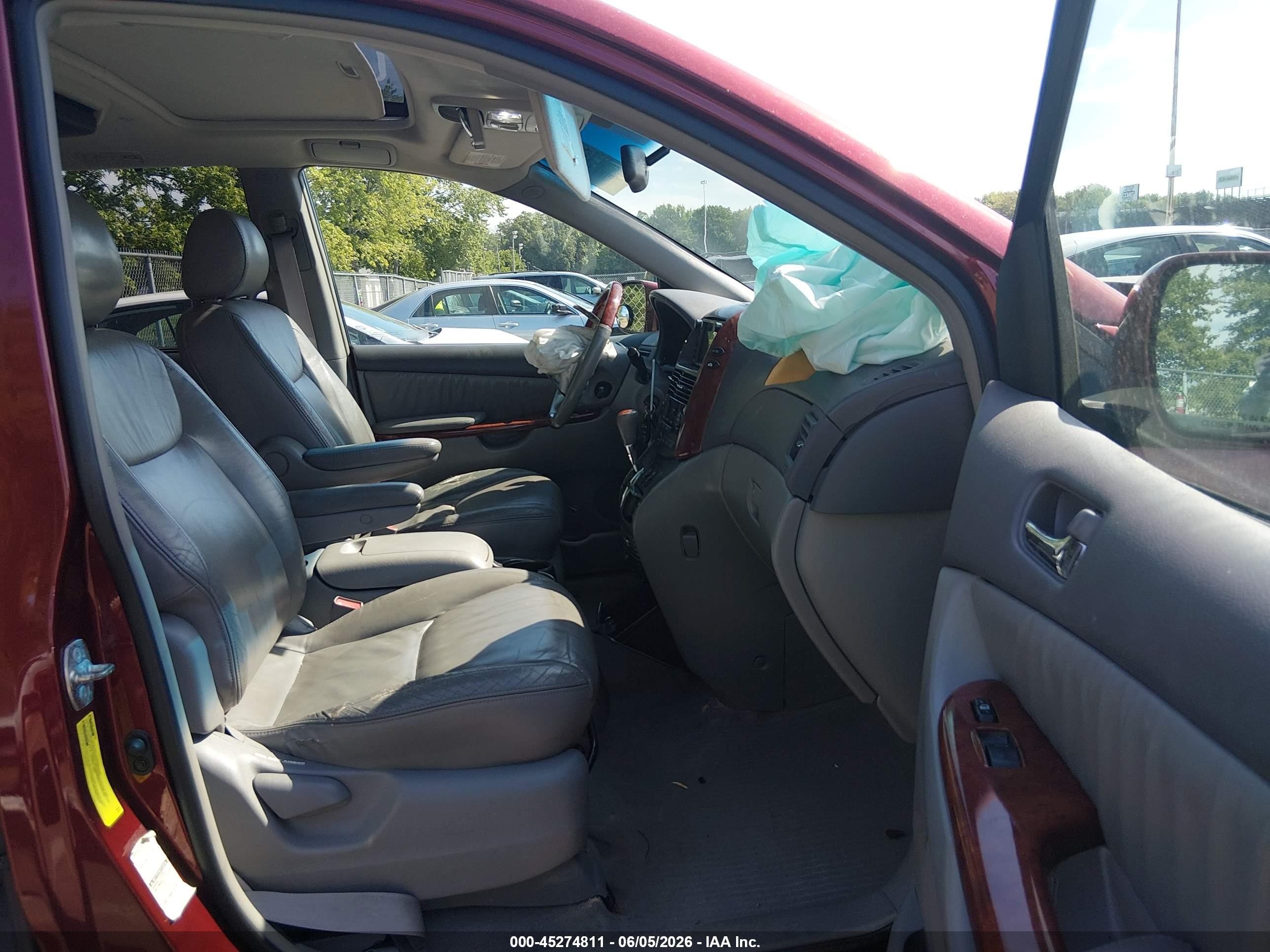 2004 Toyota Sienna Xle Limited Red vin: 5TDBA22C54S025388