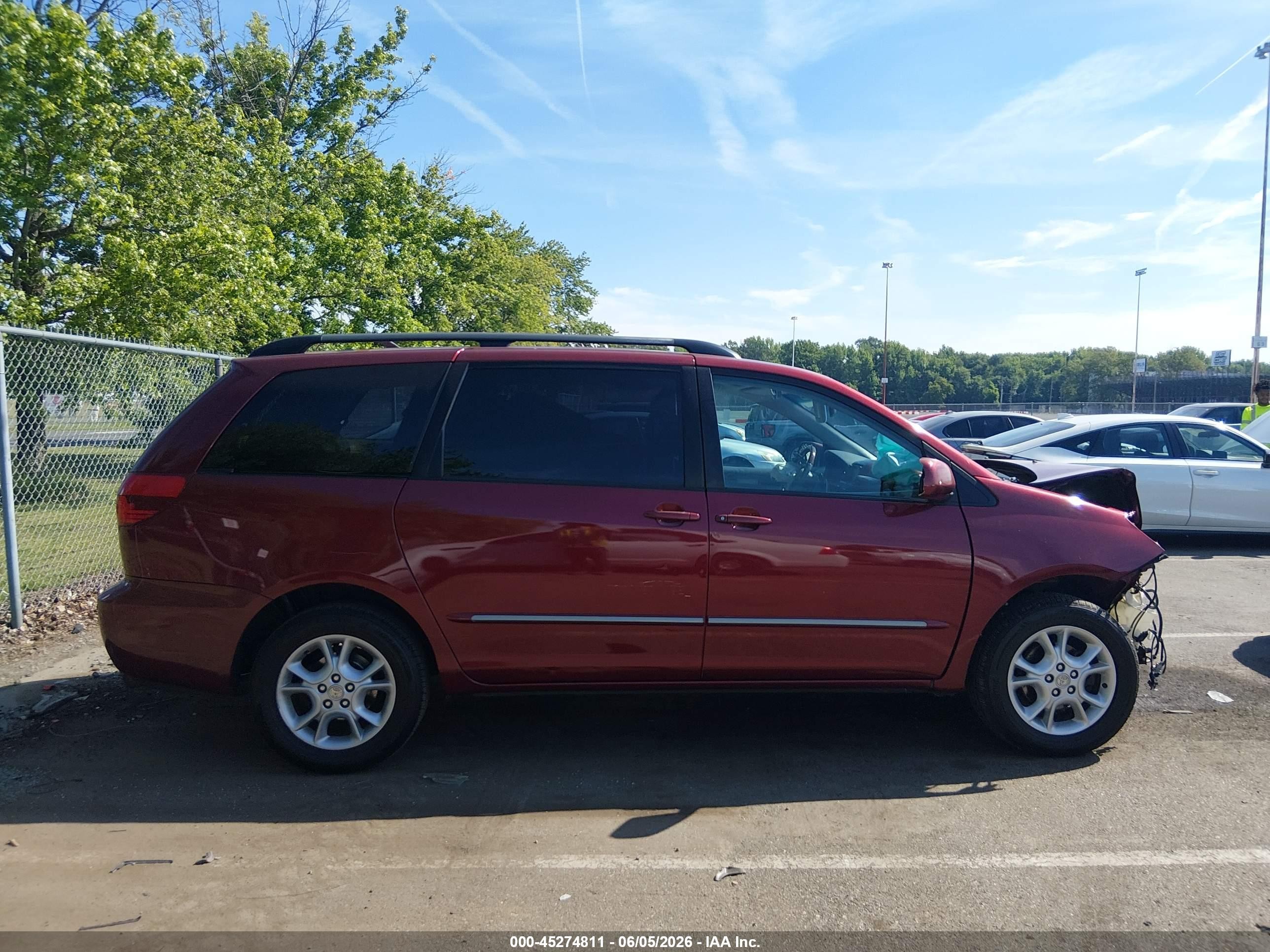 2004 Toyota Sienna Xle Limited Red vin: 5TDBA22C54S025388